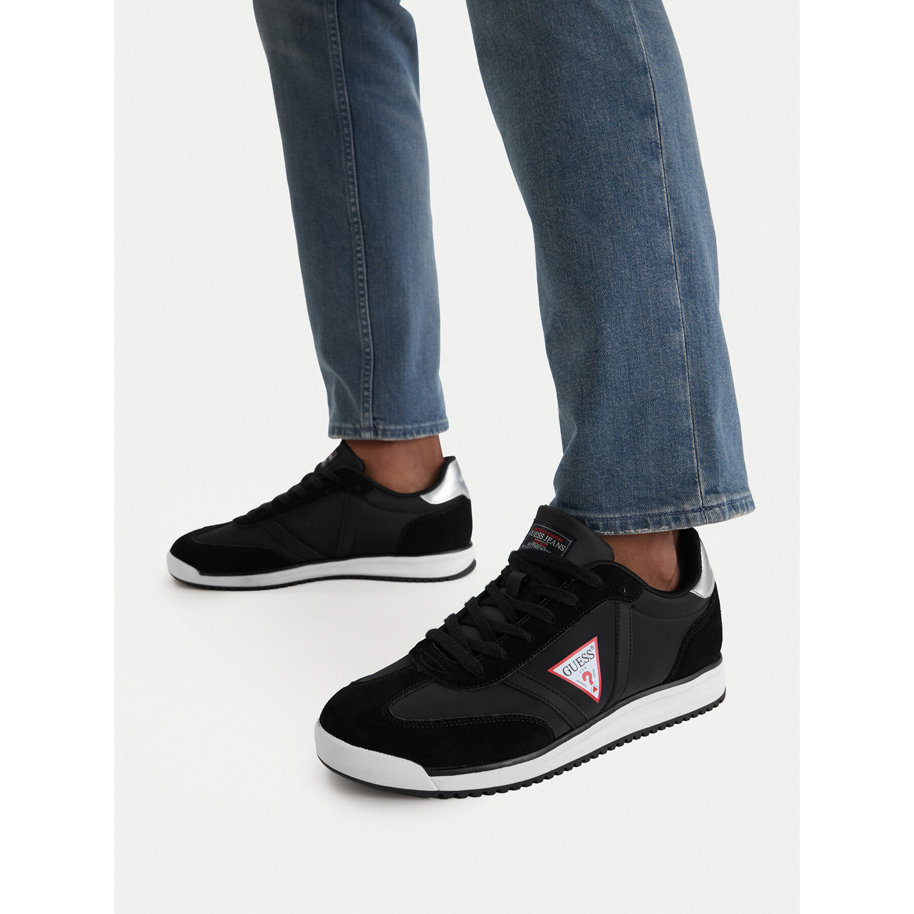 Sneakers Guess Jeans CWBEO-DELAND-02 WE Negru