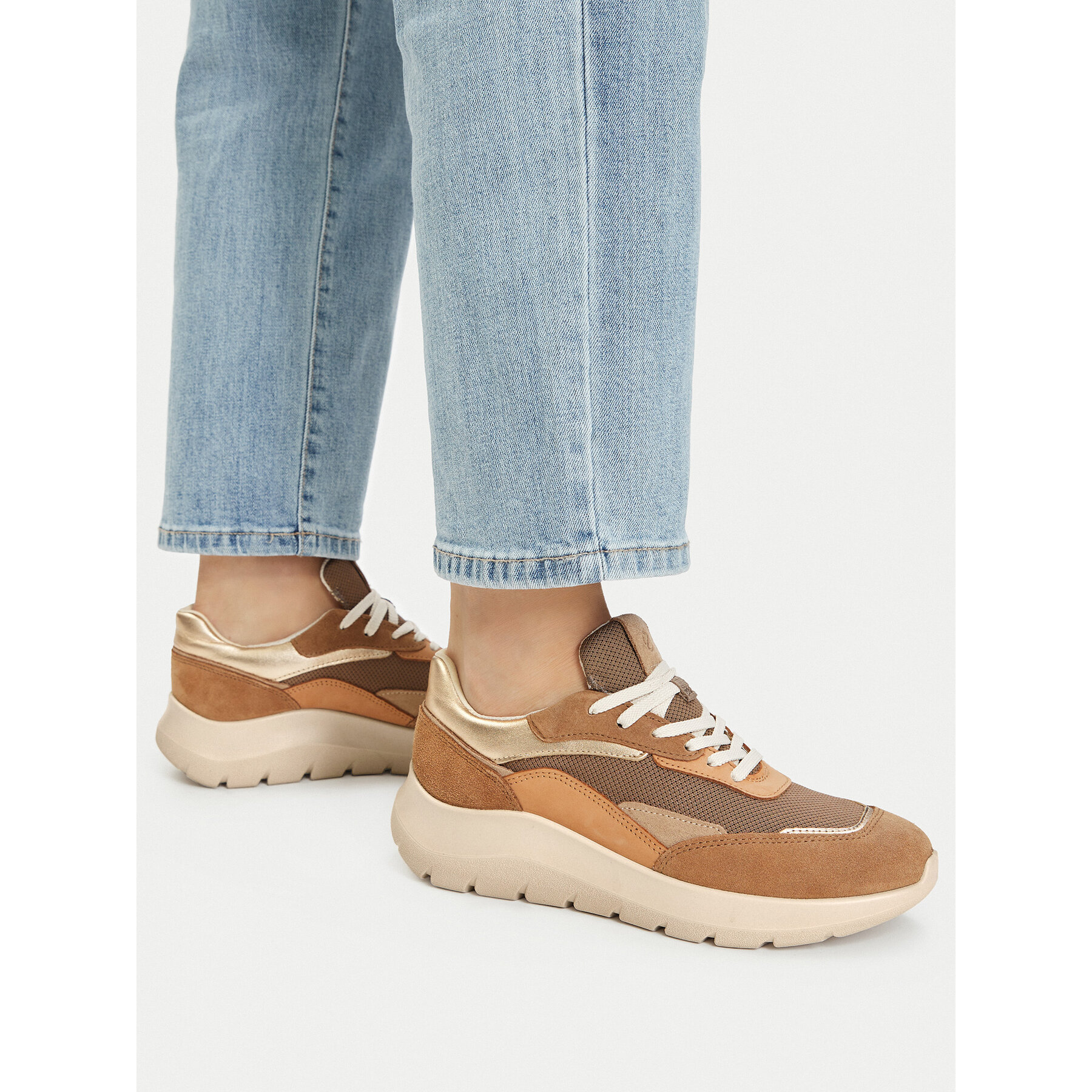 Sneakersy ECCO Valerie 23981352571 Hnědá