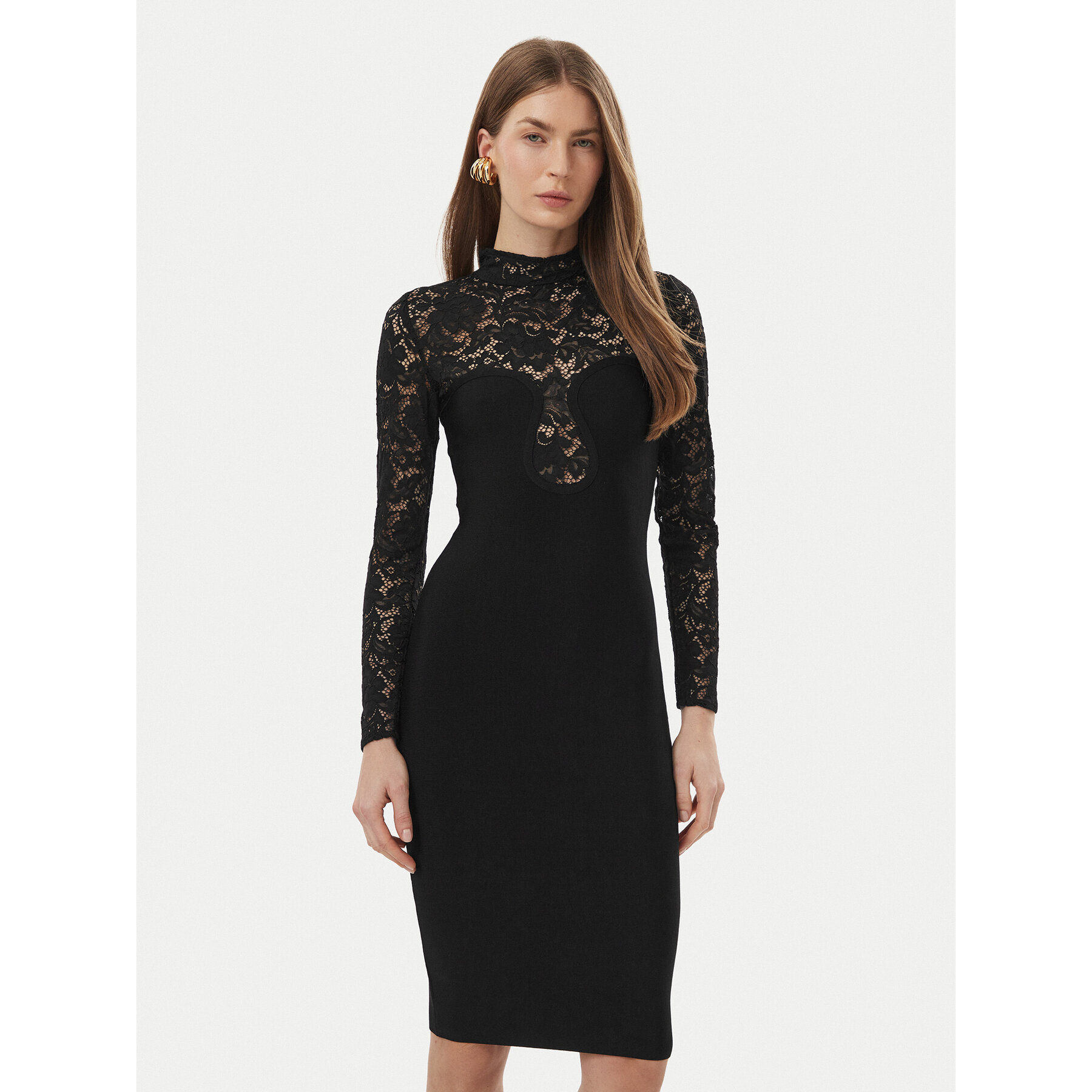 Marciano Guess Coctailkleid G6BK41 Z1924 Schwarz Slim Fit