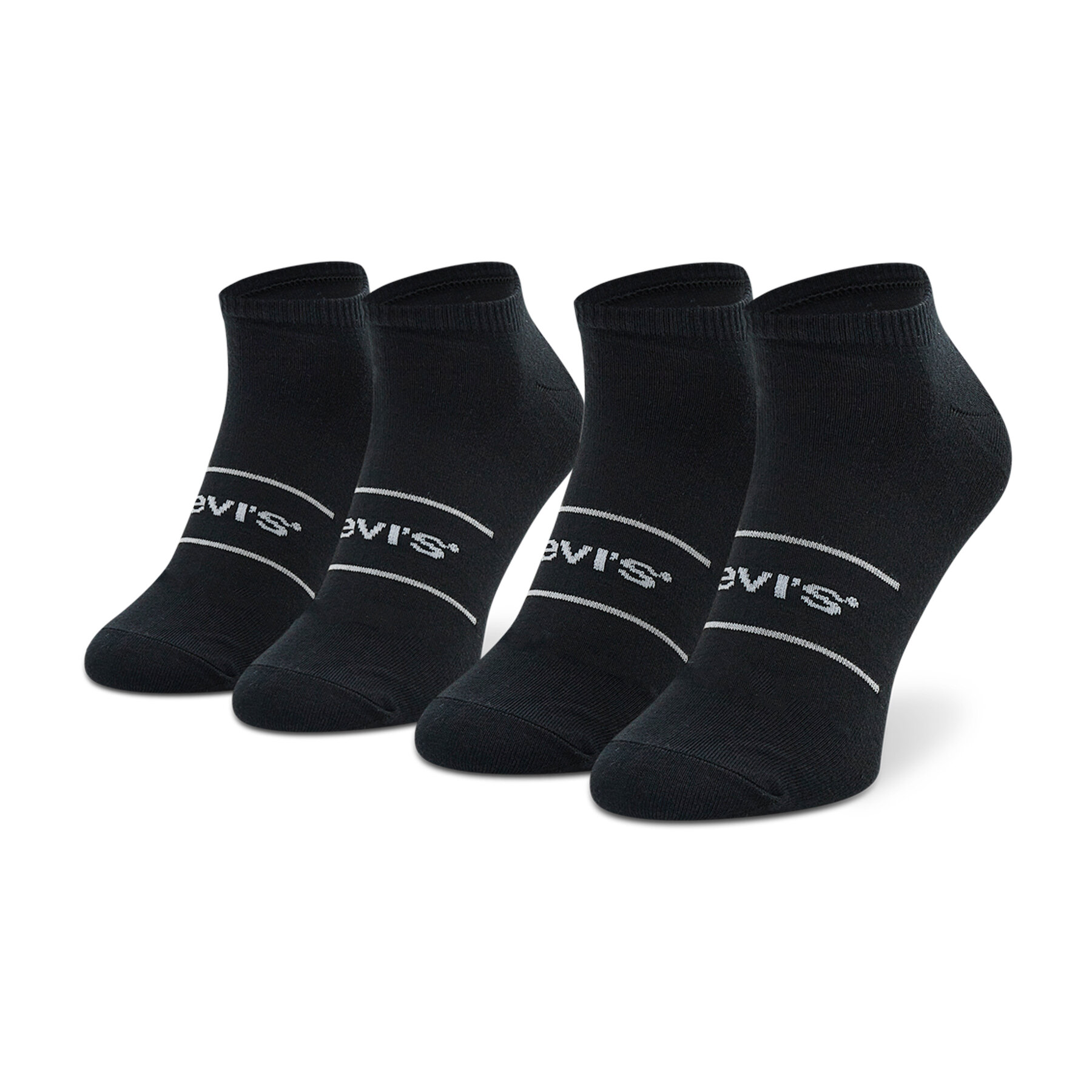 Lot de 2 paires de chaussettes basses unisexe Levi's® 701203953 Noir