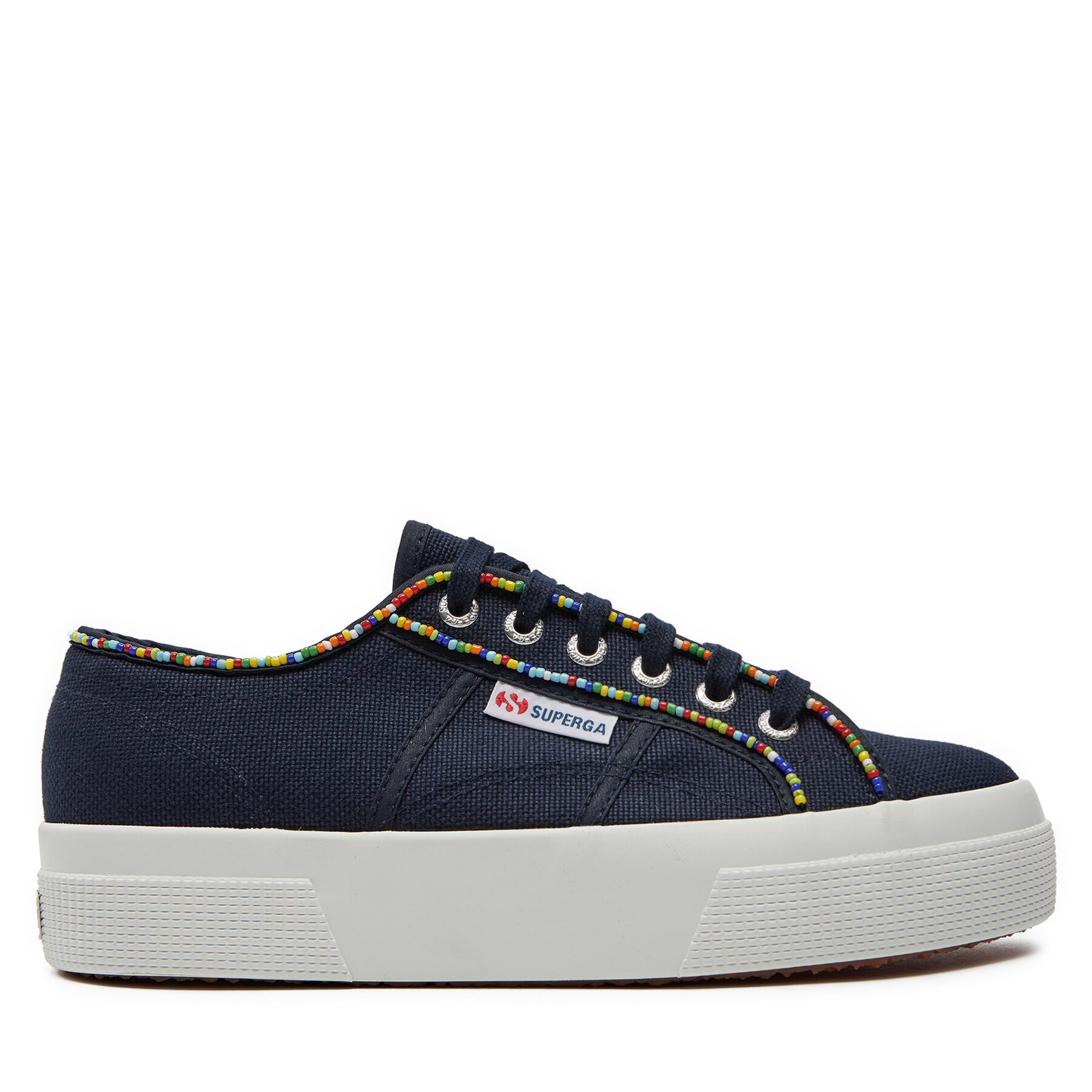 Гуменки Superga Multicolor Beads 2740 S4131FW Тъмносин