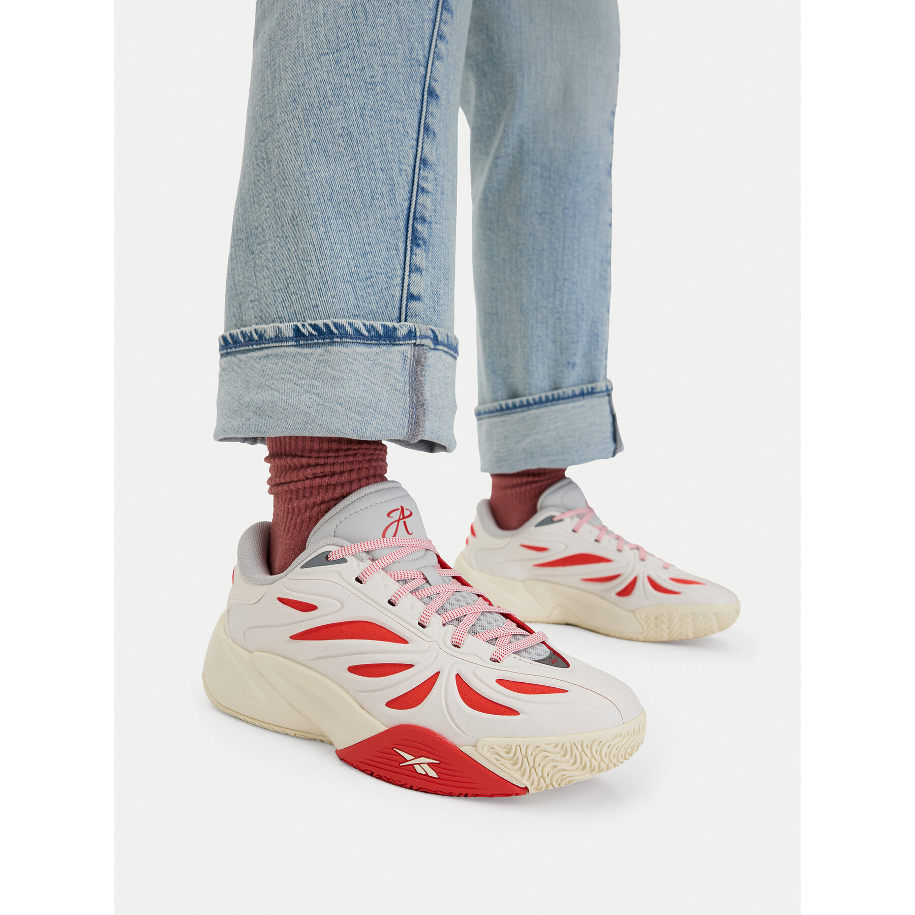 Încălțăminte pentru baschet Reebok EO-ANGEL REESE 1 100263459 Alb