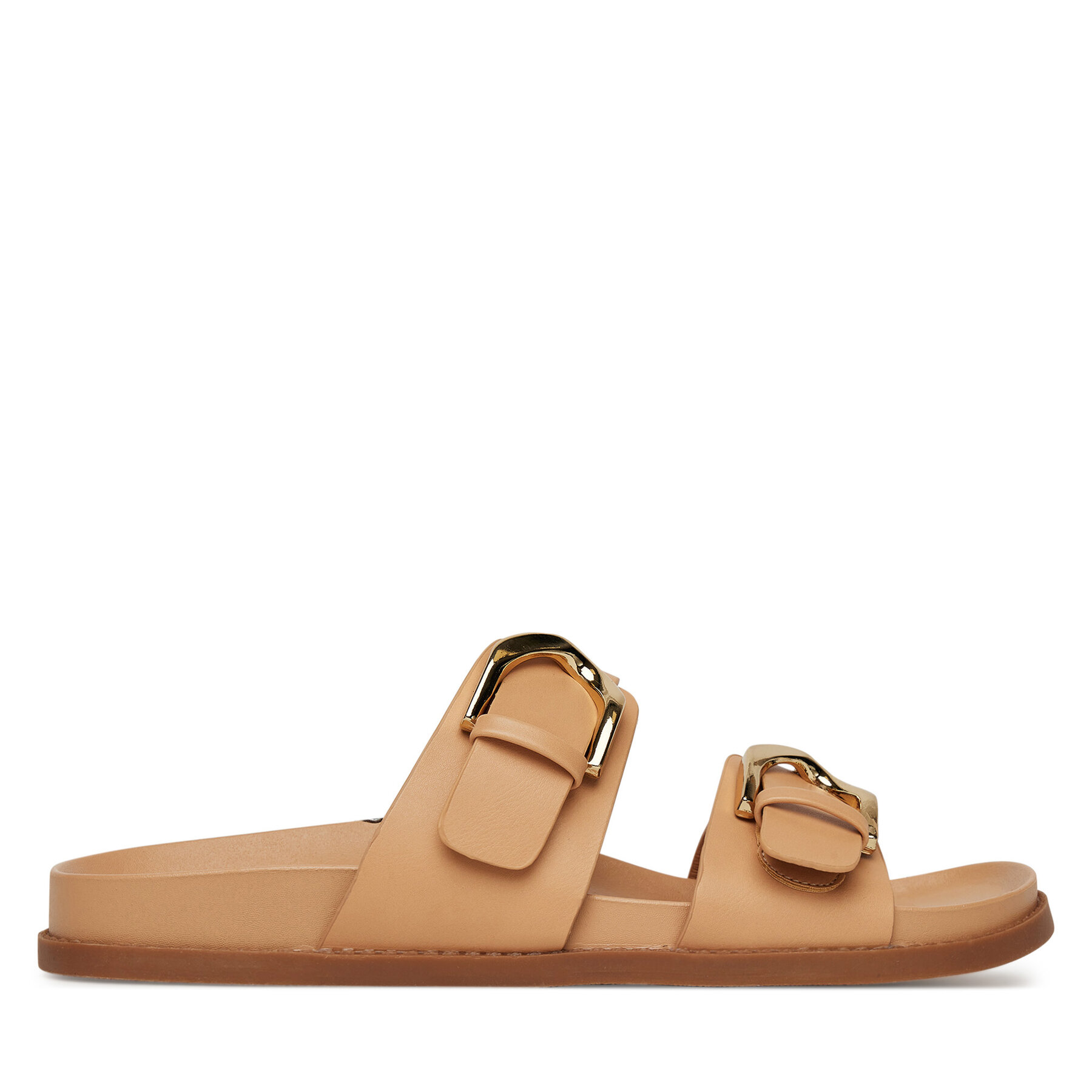 Damen Pantoletten DeeZee, Schuhgröße 37, Beige, 3Y8431-56