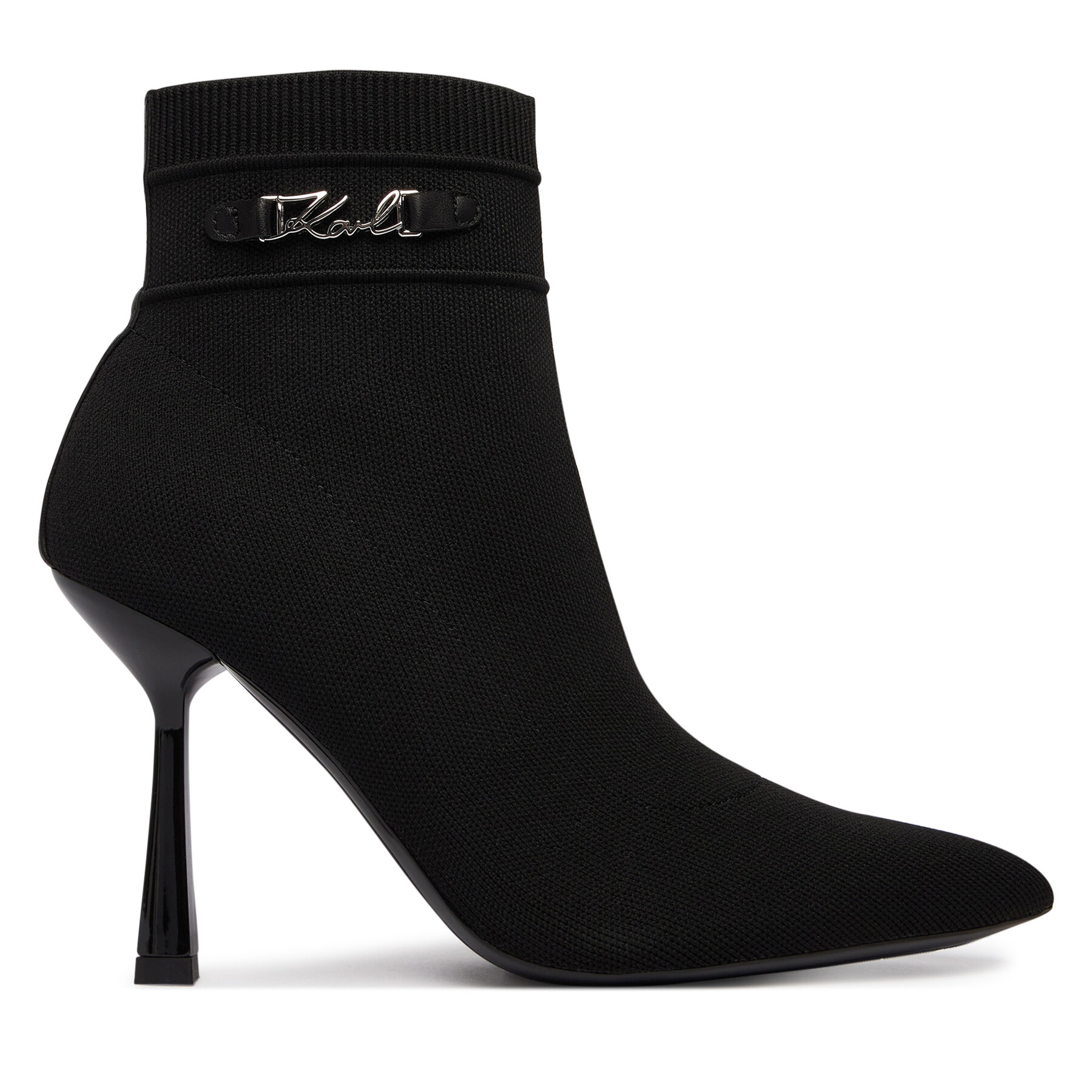 Škornji KARL LAGERFELD Pandara KL31346A Črna