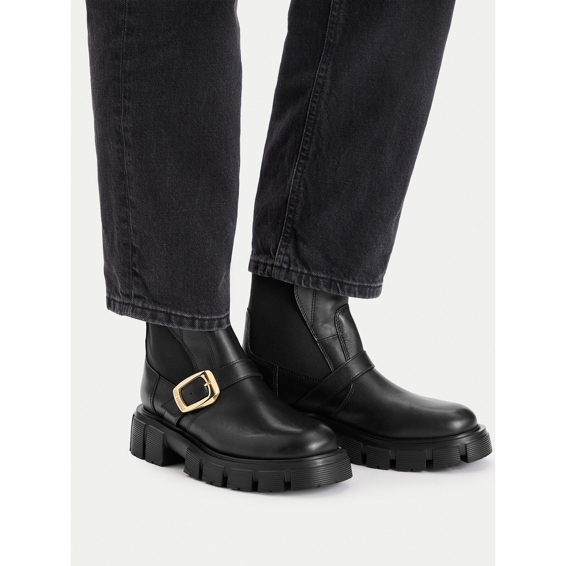 Chelsea cipele LOVE MOSCHINO JA24105G1NIA000036 Crna