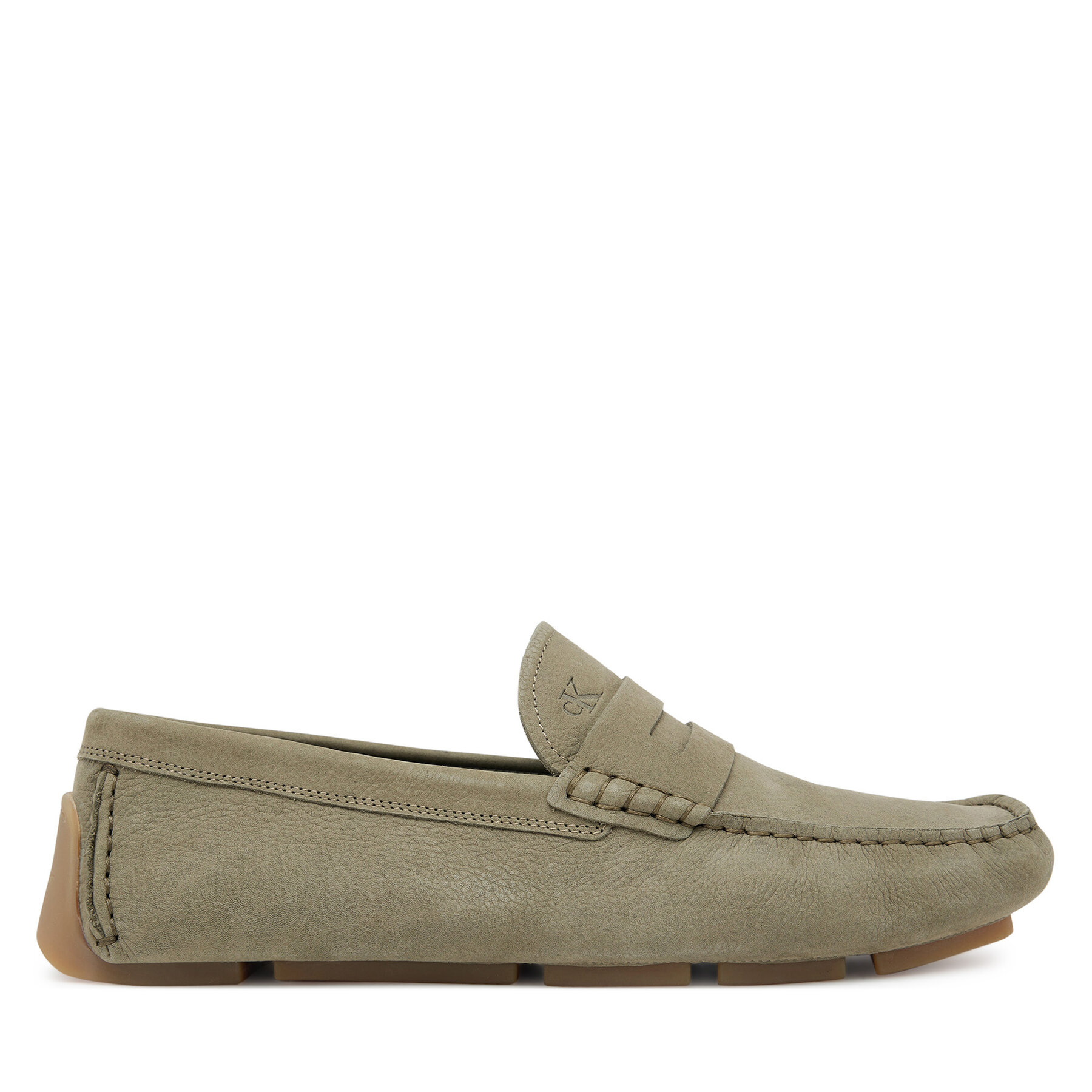 Мокасини Calvin Klein Driver Penny Nu HM0HM01866 Зелен