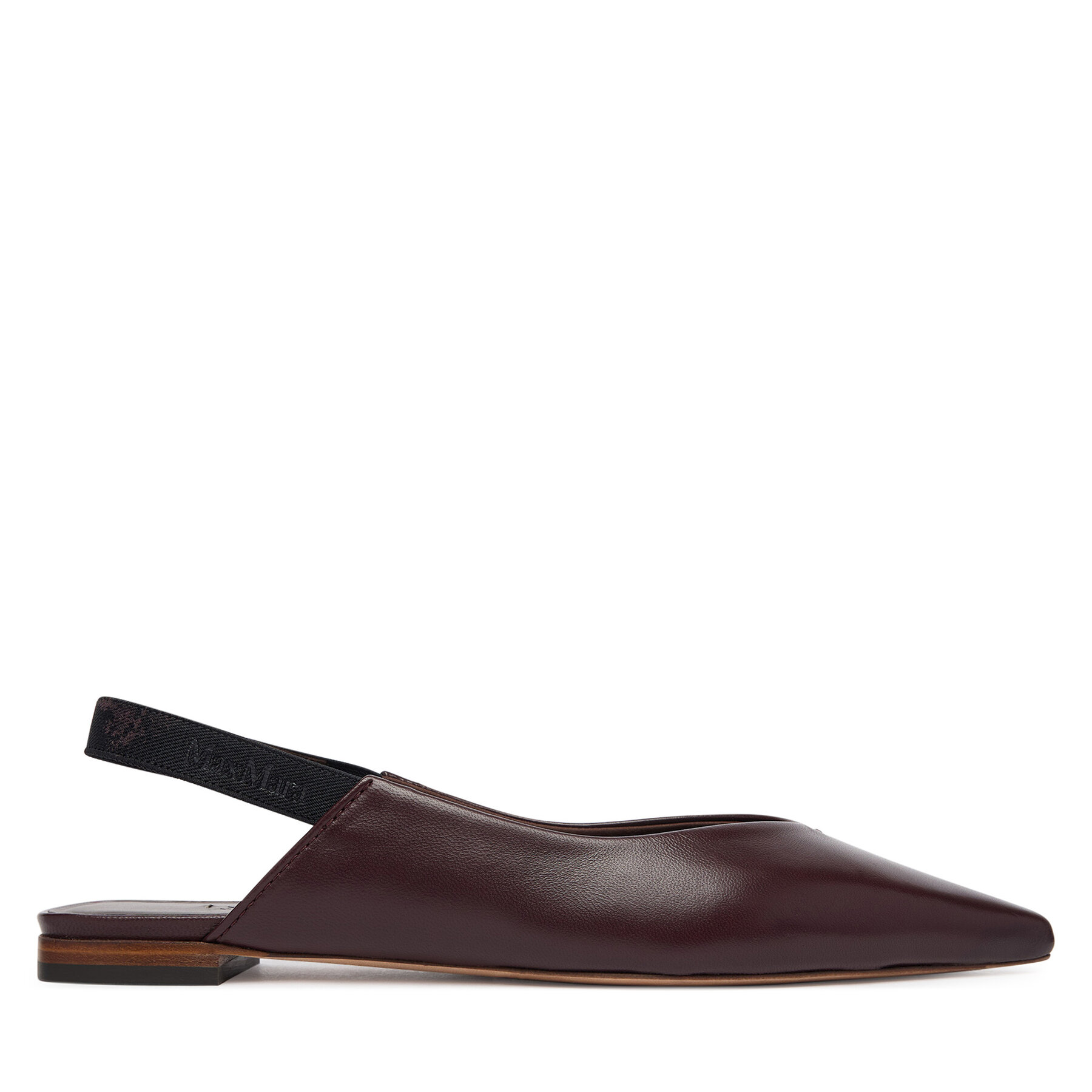 Baleríny Max Mara Mxacrea 2614521431600 Bordová