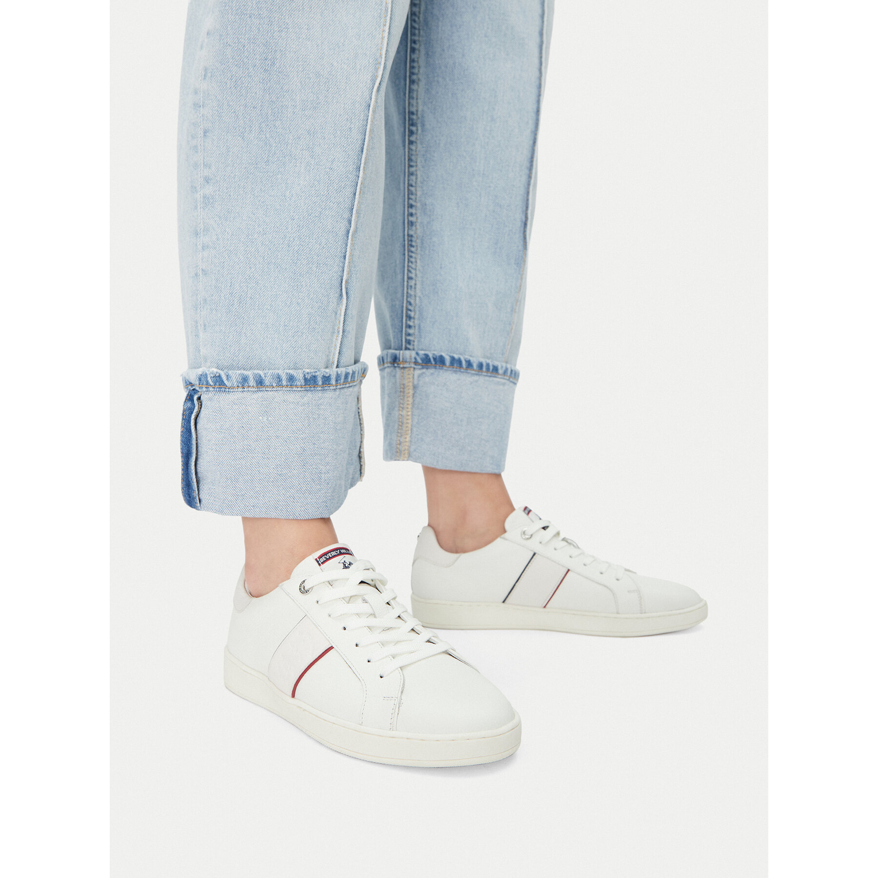 Sneakers Beverly Hills Polo Club WI44-VOUN-03 Alb