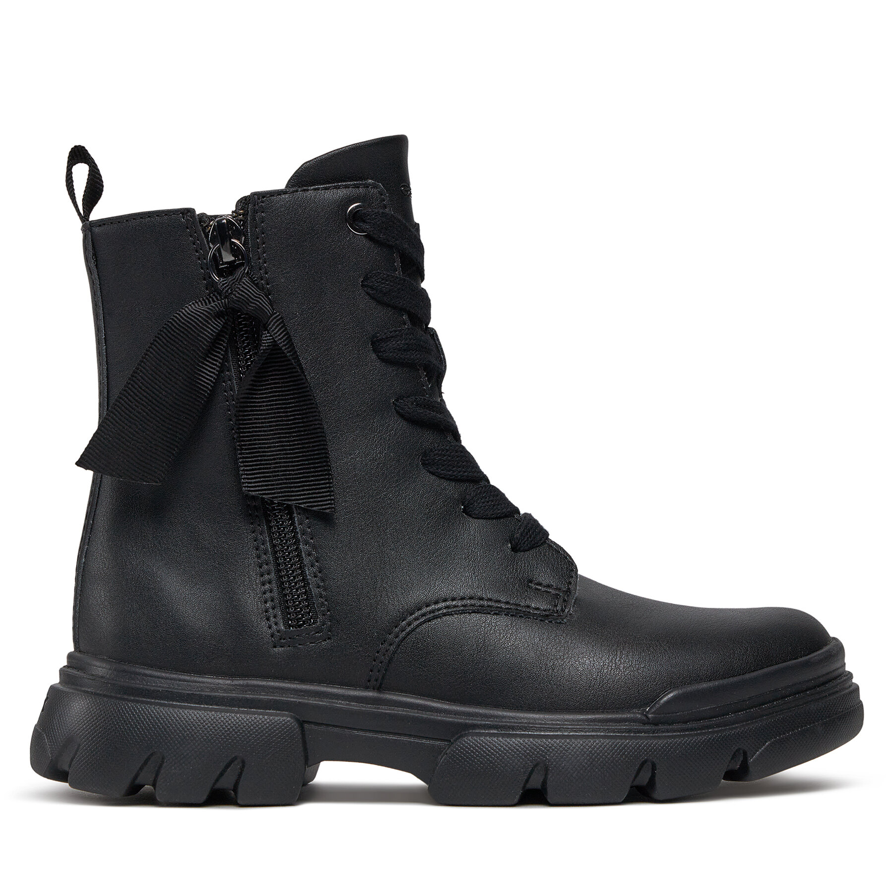 Členková obuv Geox J Junette Girl J36HVG 000BC C9999 S Čierna