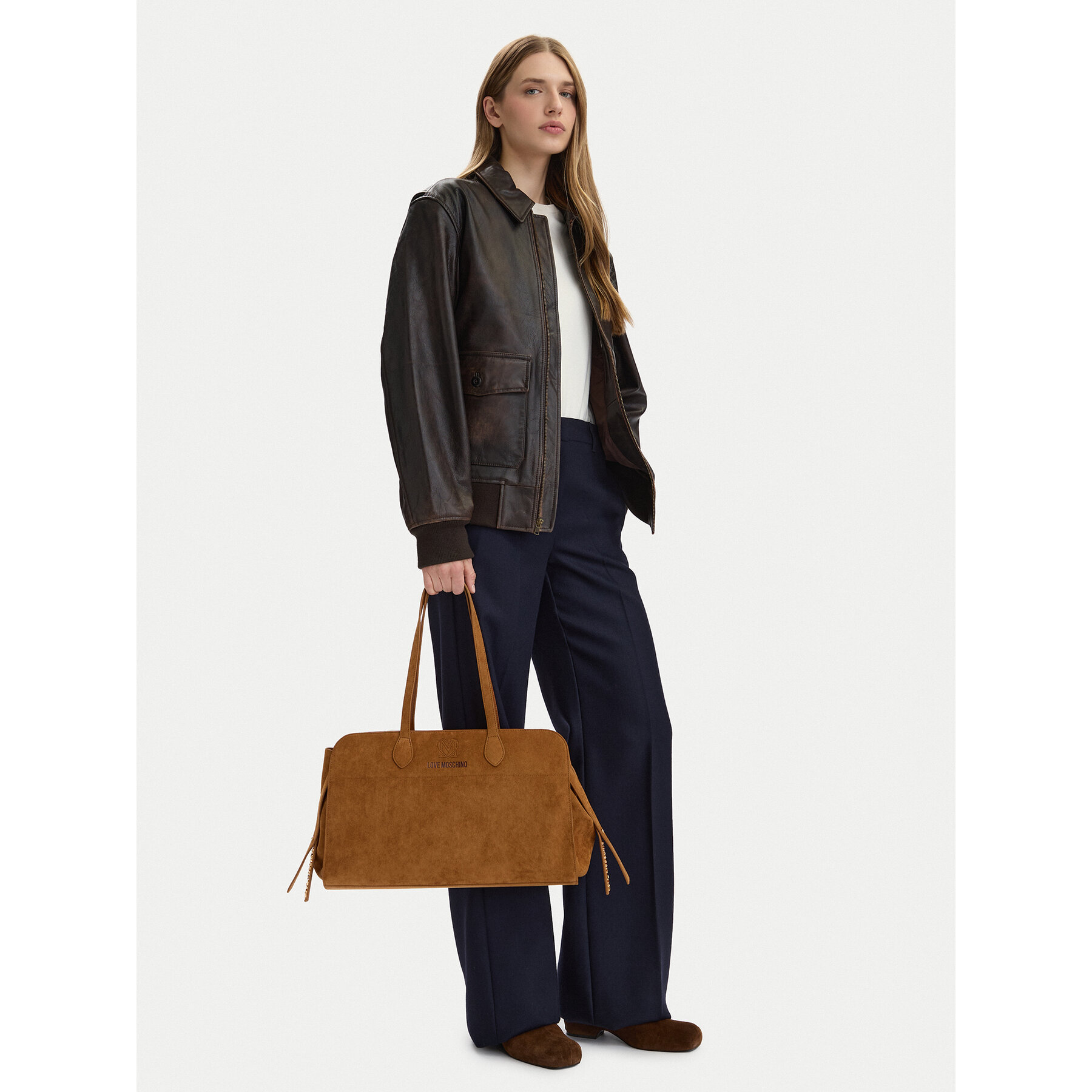Torbica LOVE MOSCHINO JC4271PP0OKJ0200 Smeđa