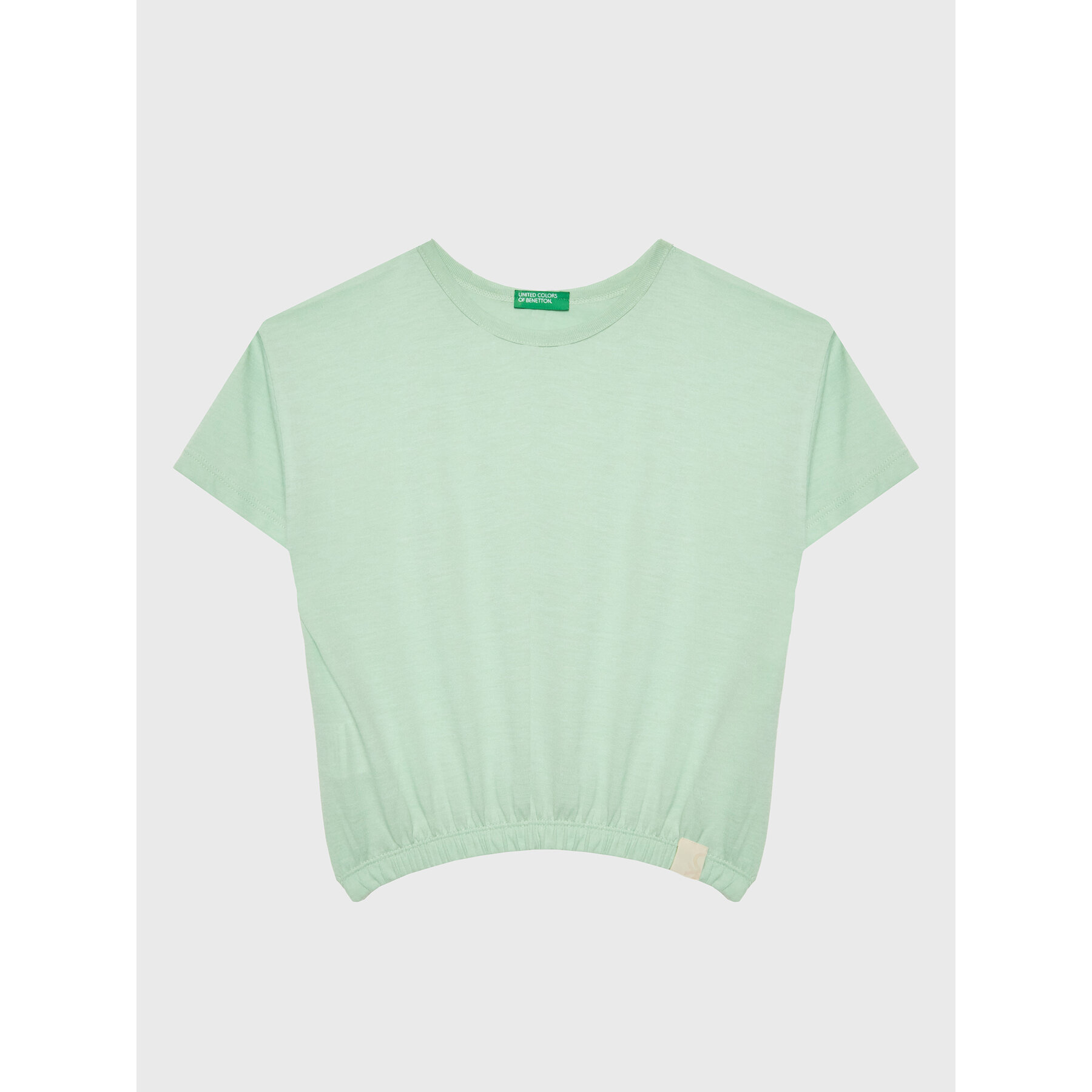 United Colors Of Benetton T-Shirt 37YKC10AU Πράσινο Boxy Fit