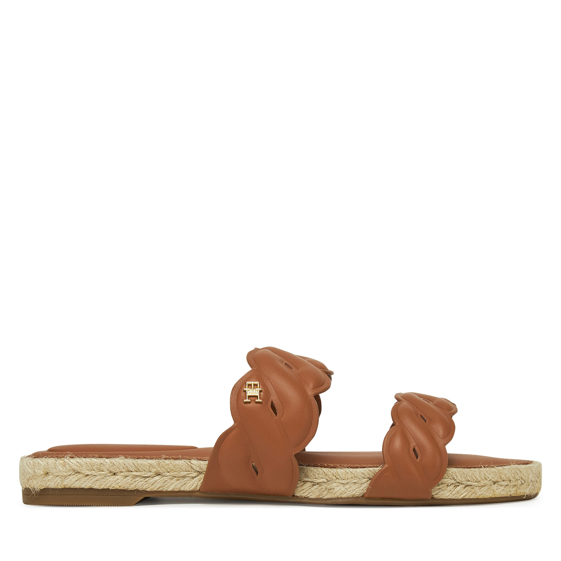 Dámske Espadrilky Tommy Hilfiger, Rozmer: 38, Hnedá, Leather Rope Espadrille Mule FW0FW08503
