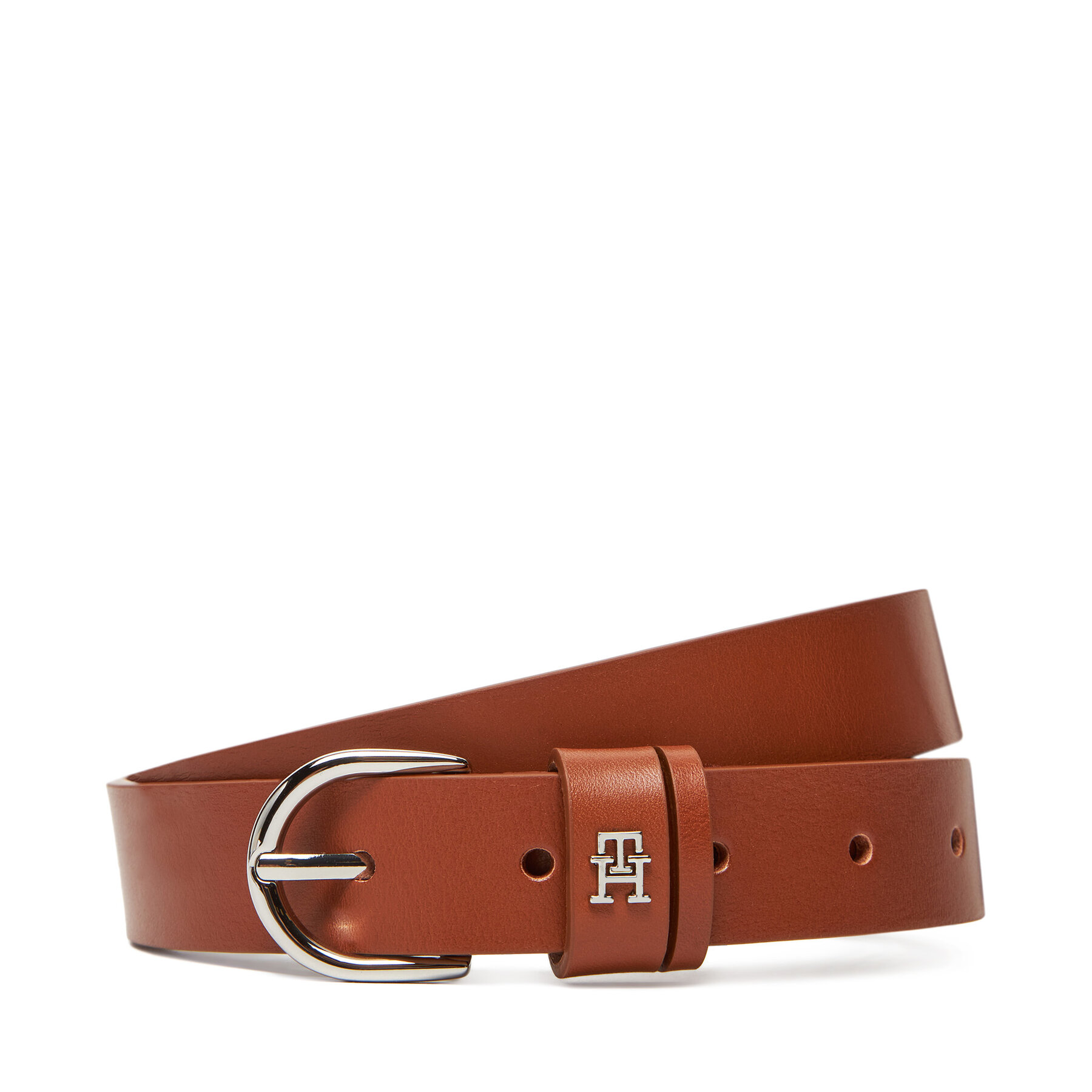 Dámsky opasok Tommy Hilfiger Essential Effortless 2.5 Sv AW0AW17279 Hnedá