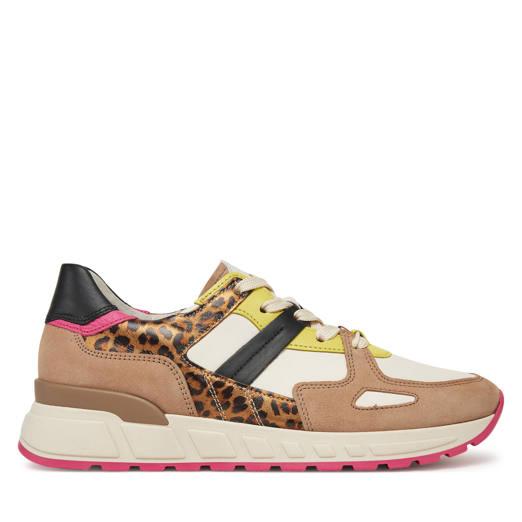 Damen Sneakers Gabor, Schuhgröße 37, Beige, 66.365.53