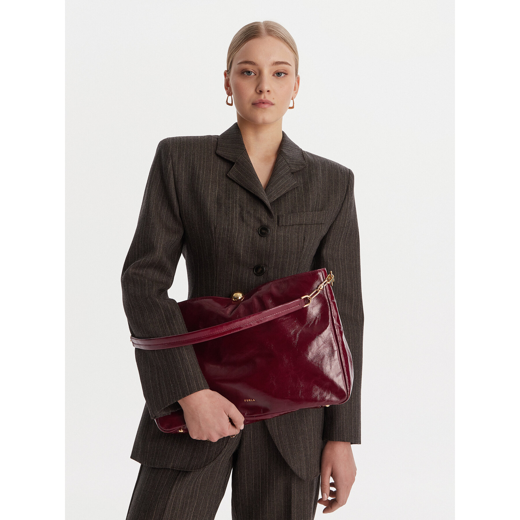 Geantă Furla WB01885 BX4100 BG 0053S 1002 Vișiniu