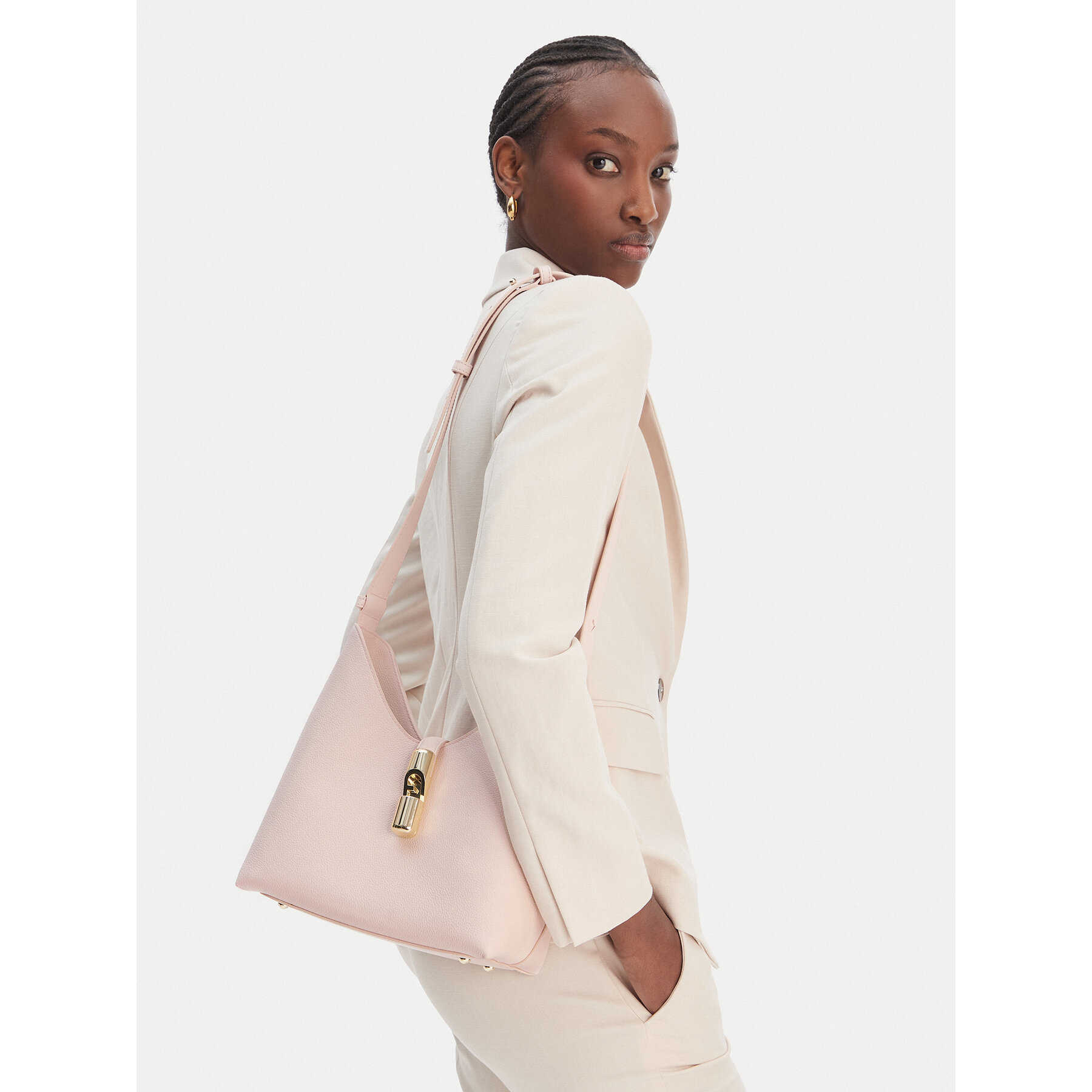 Geantă Furla Goccia S WB01979 BX3353 KH 4355S Roz