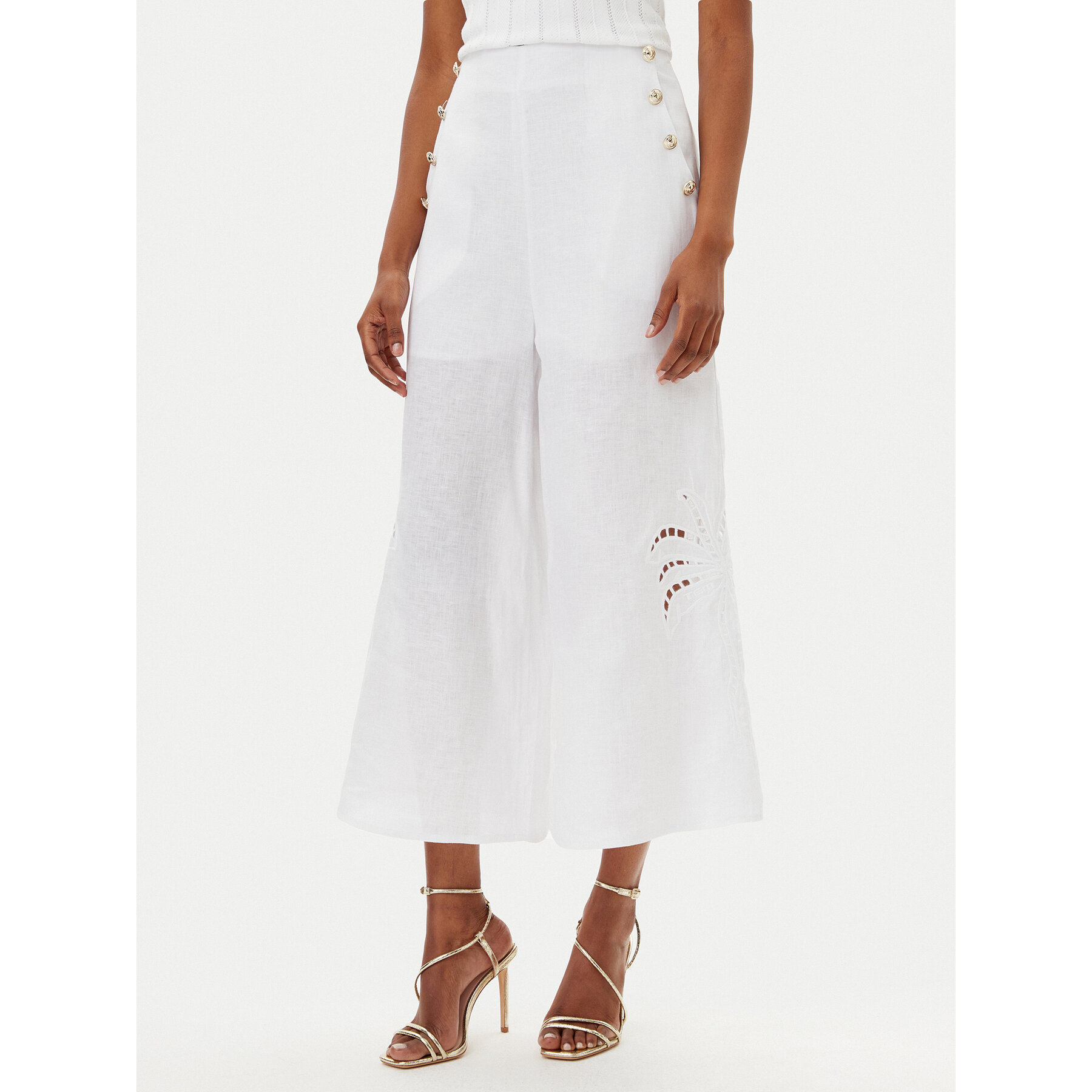 MET Culottes M10 278PT Weiß Relaxed Fit