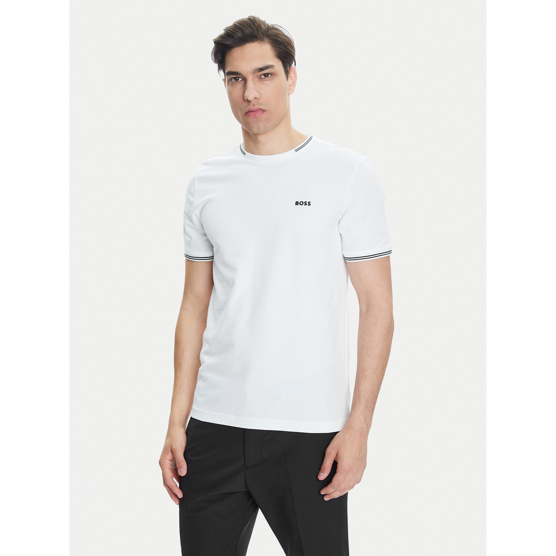 BOSS T-shirt Taul 50521245 Bianco Regular Fit
