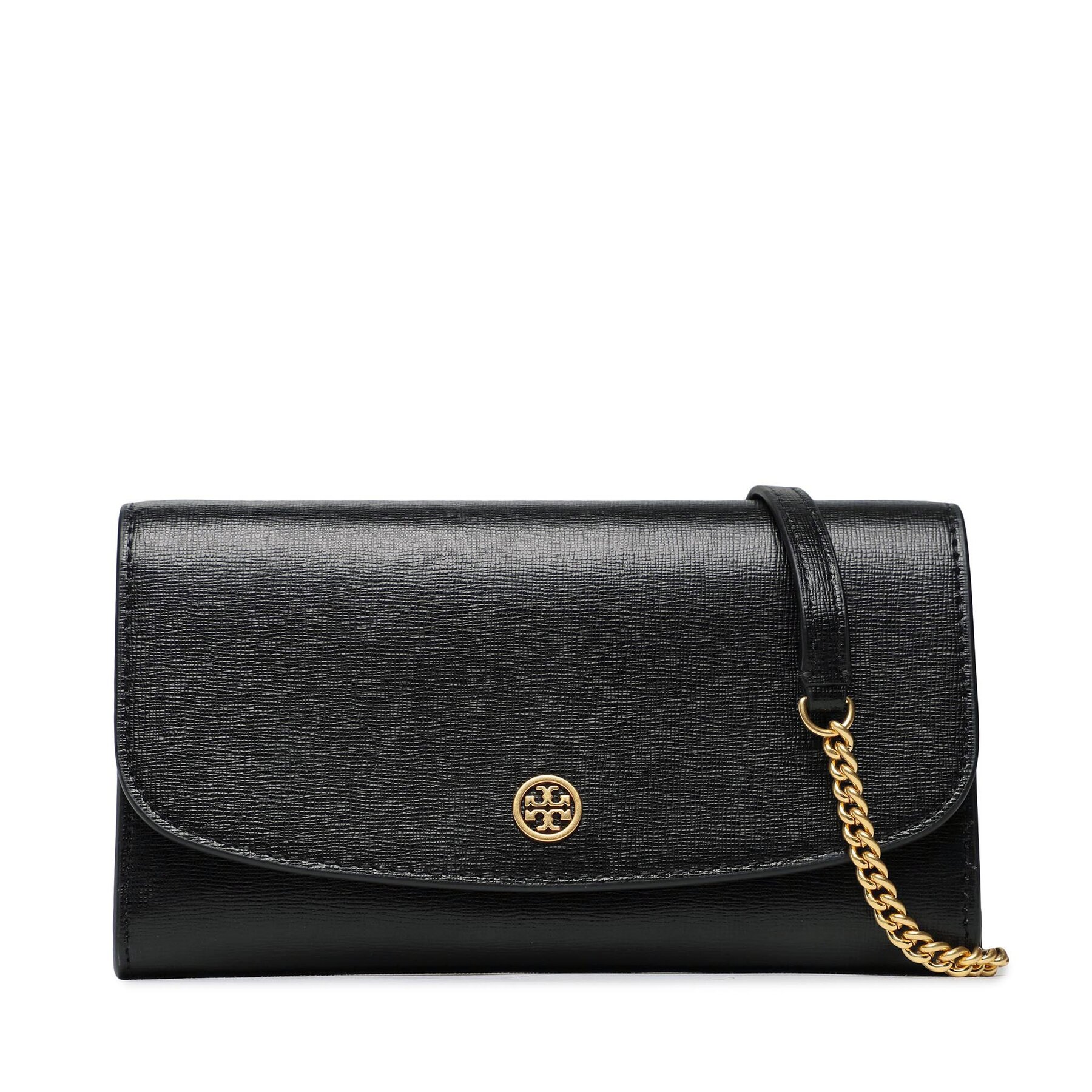 Tory Burch Τσάντα Tory Burch Robinson Chain Wallet 137152 Μαύρο