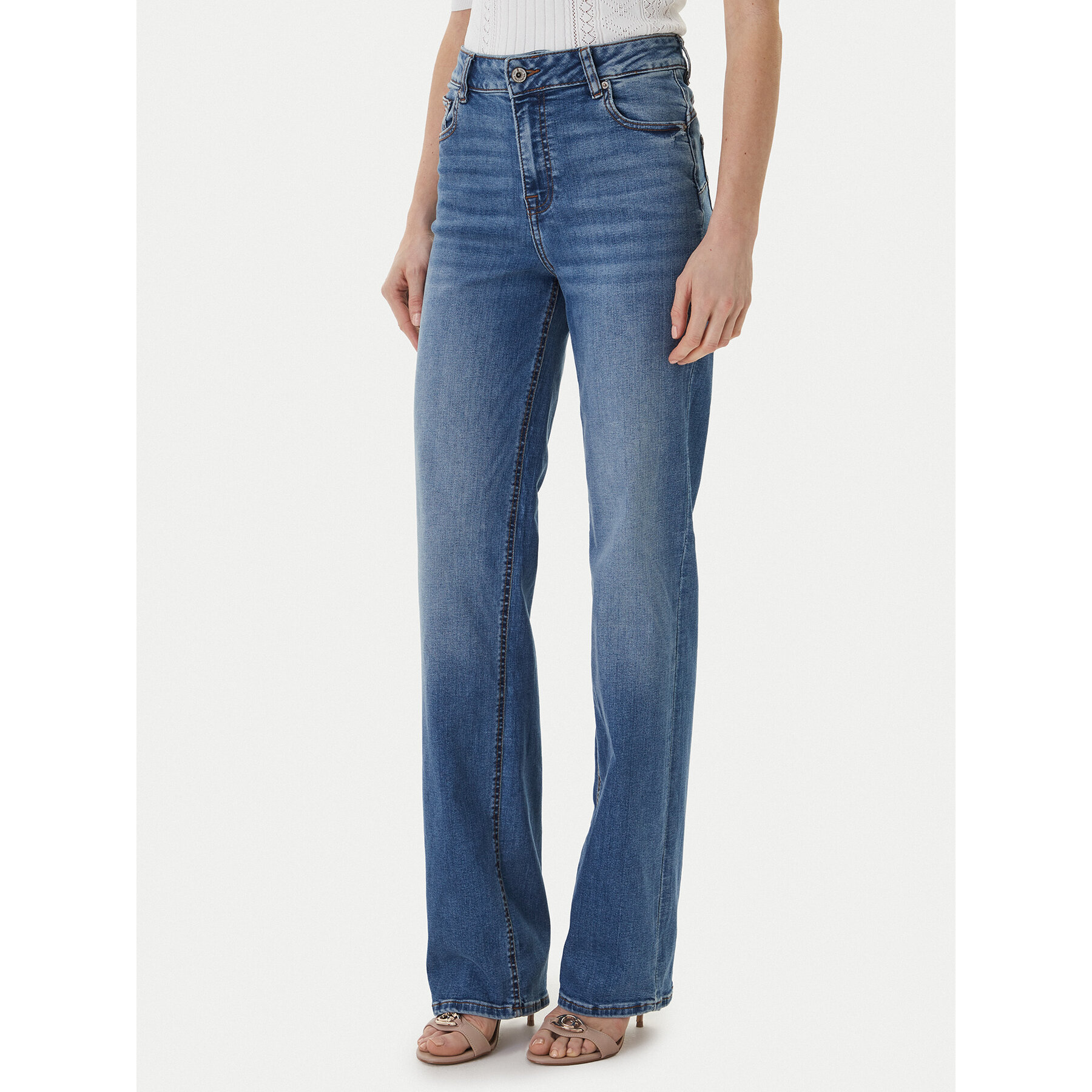 Fracomina Jeans FP26SV8050D46002 Blau Straight Leg
