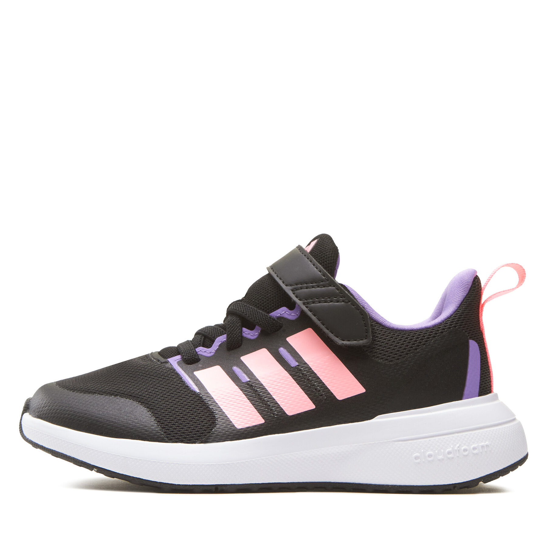 adidas Fortarun 2.0 Cloudfoam Sport Running Elastic Lace Top Strap Shoes HR0289 Черен – Обувки