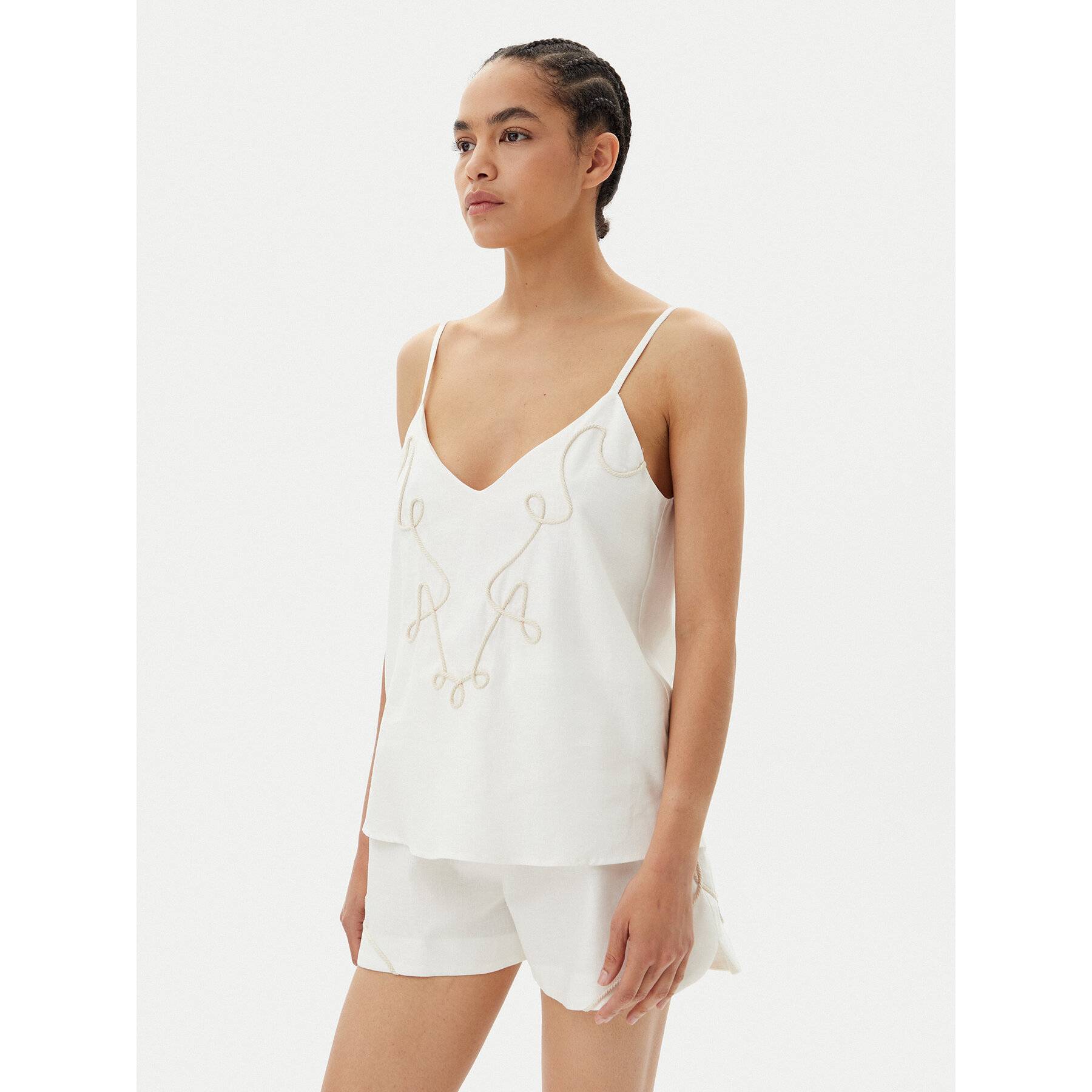 ACCESS FASHION ACCESS FASHION Τοπ 53-2212-133 Λευκό Regular Fit