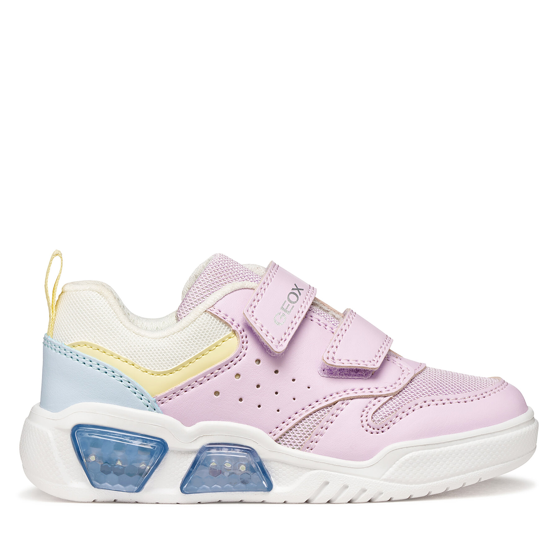 Сникърси Geox J Illuminus Girl J55HPA 014BU C8RM4 D Розов