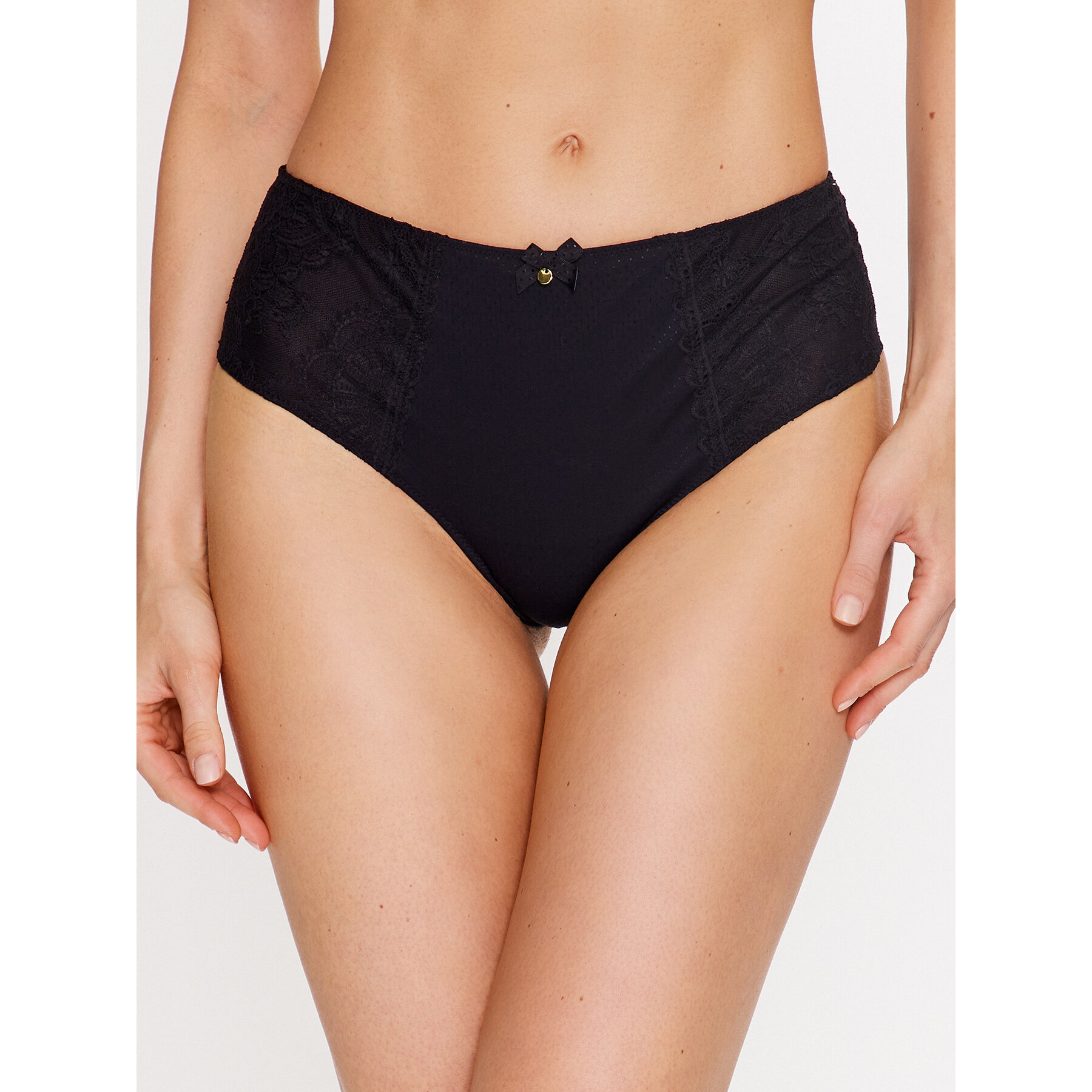 Selmark Κλασικό σλιπ ψηλόμεσο Penelope 31003 Μαύρο