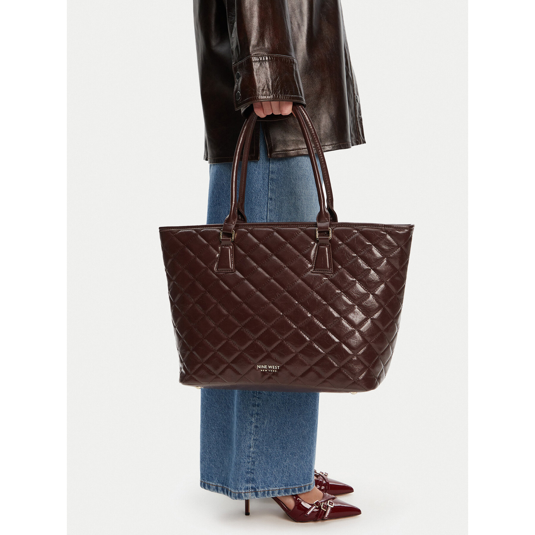 Borsetta Nine West CEO-LINDA-LA374-4064 Marrone