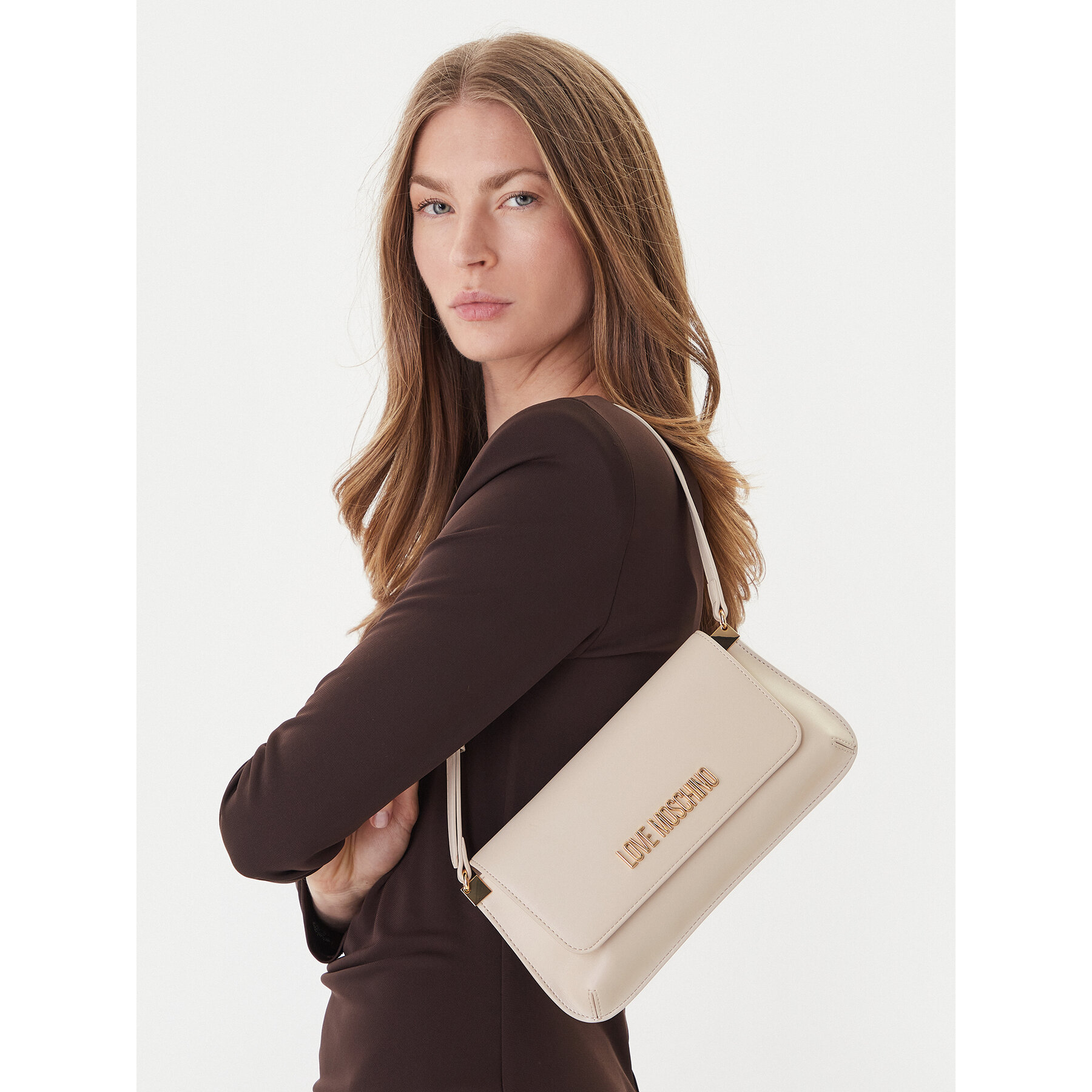 Táska LOVE MOSCHINO JC4058PP0NLO0110 Ekru