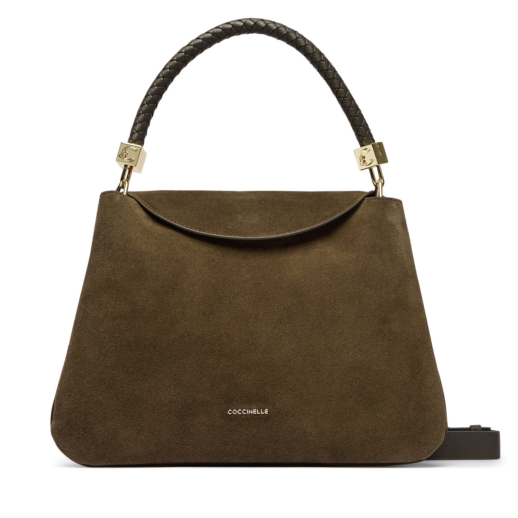 Geantă Coccinelle VCL Coccinelletiggy Suede Bim E1 VCL 18 01 01 Kaki