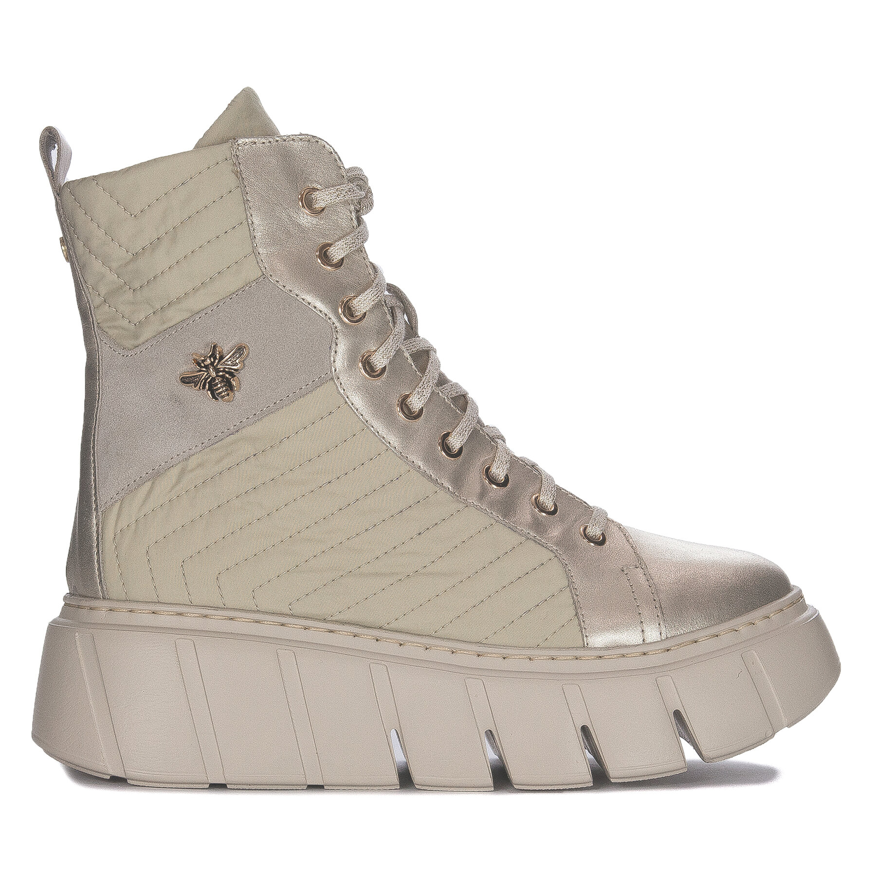 Damen Stiefeletten Maciejka, Schuhgröße 40, Goldfarben, 06751-25/00-8