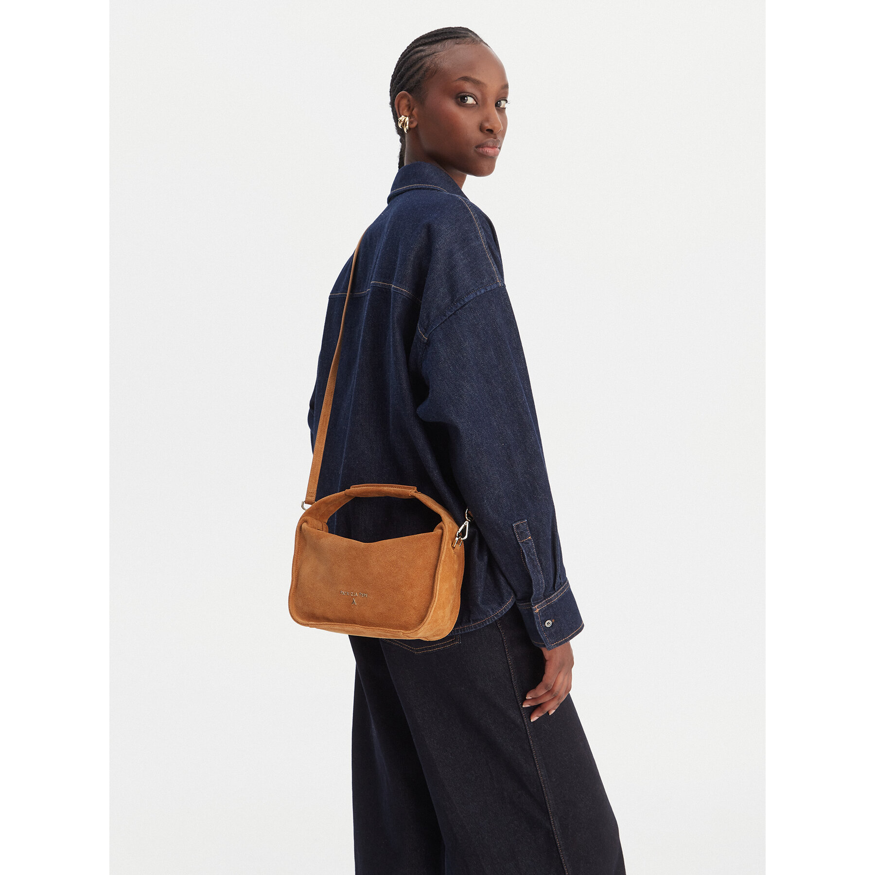 Geantă Patrizia Pepe 8B0316/L152-B878 Maro