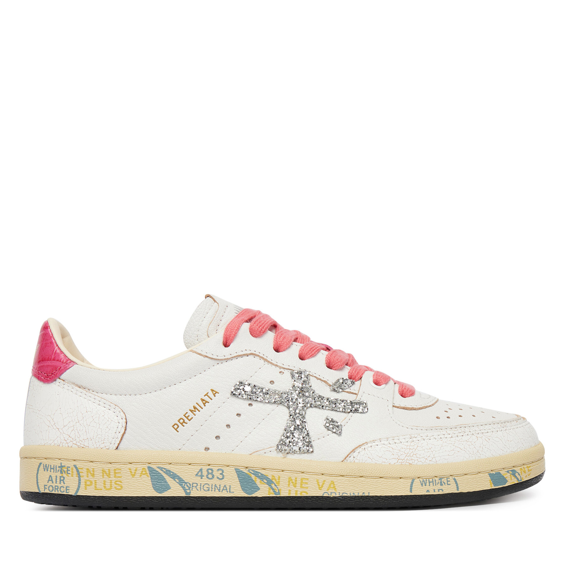Sneakers Premiata Clayd Var 8168 Alb