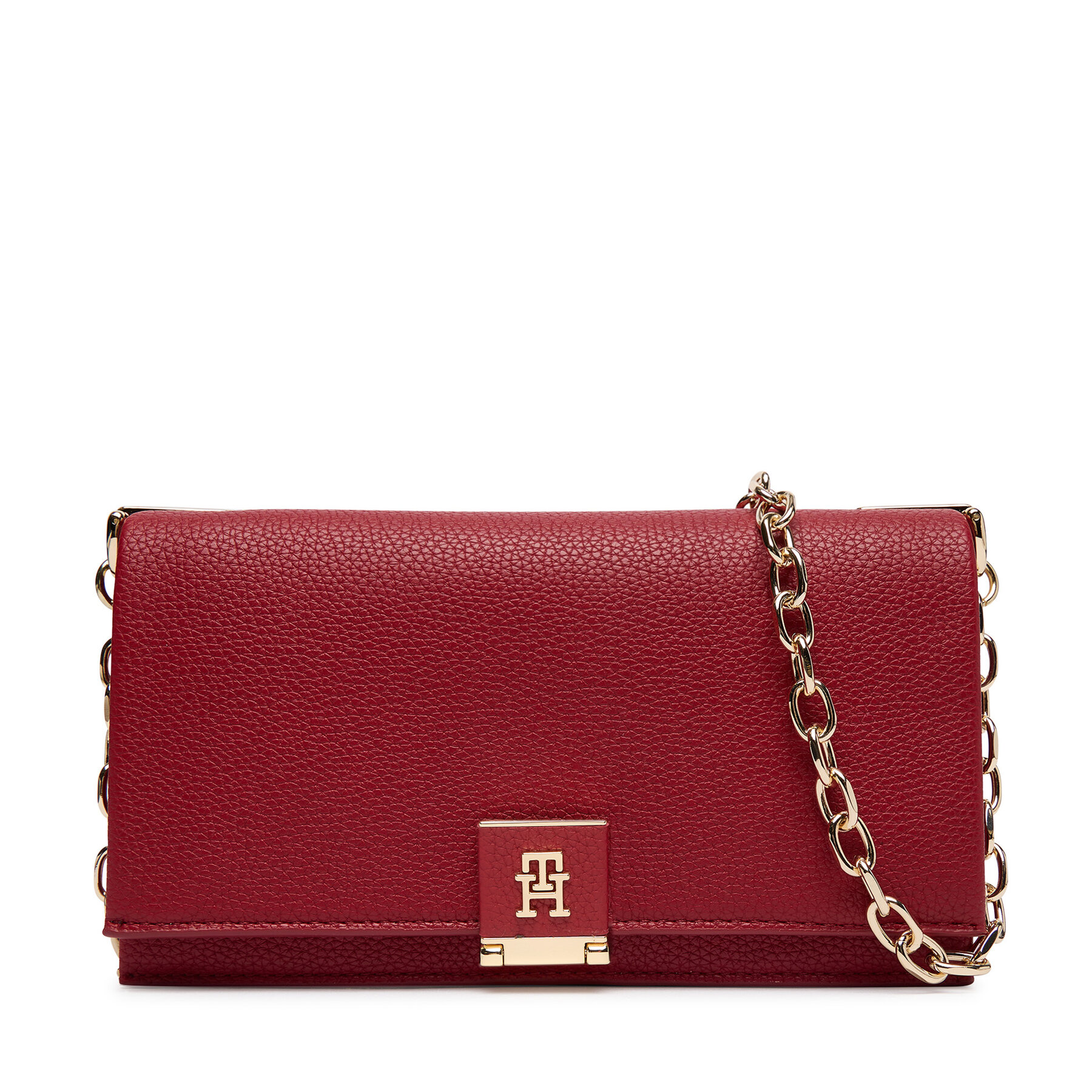 Geantă Tommy Hilfiger Th Her Chain AW0AW17403 Roșu