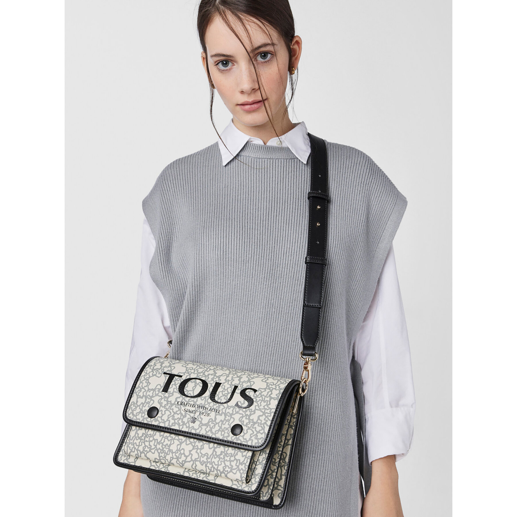 Táska TOUS Bandolera M. Audree K Mini 2001576243 Fekete