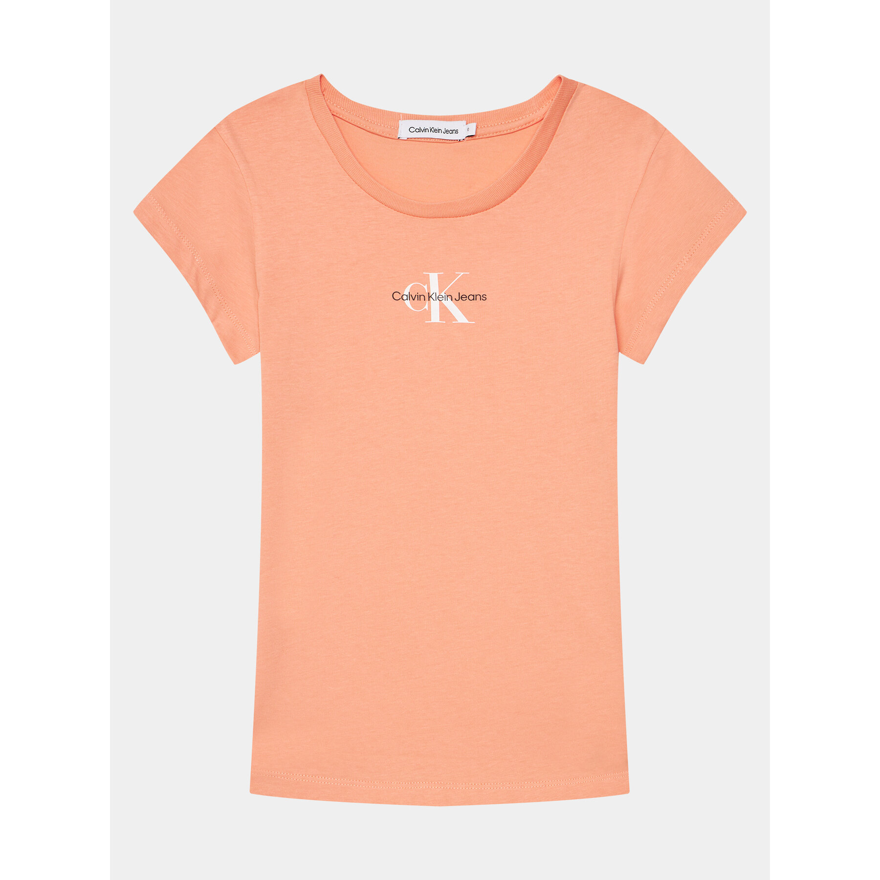 Calvin Klein Jeans T-Shirt Micro Monogram IG0IG01470 Ροζ Slim Fit