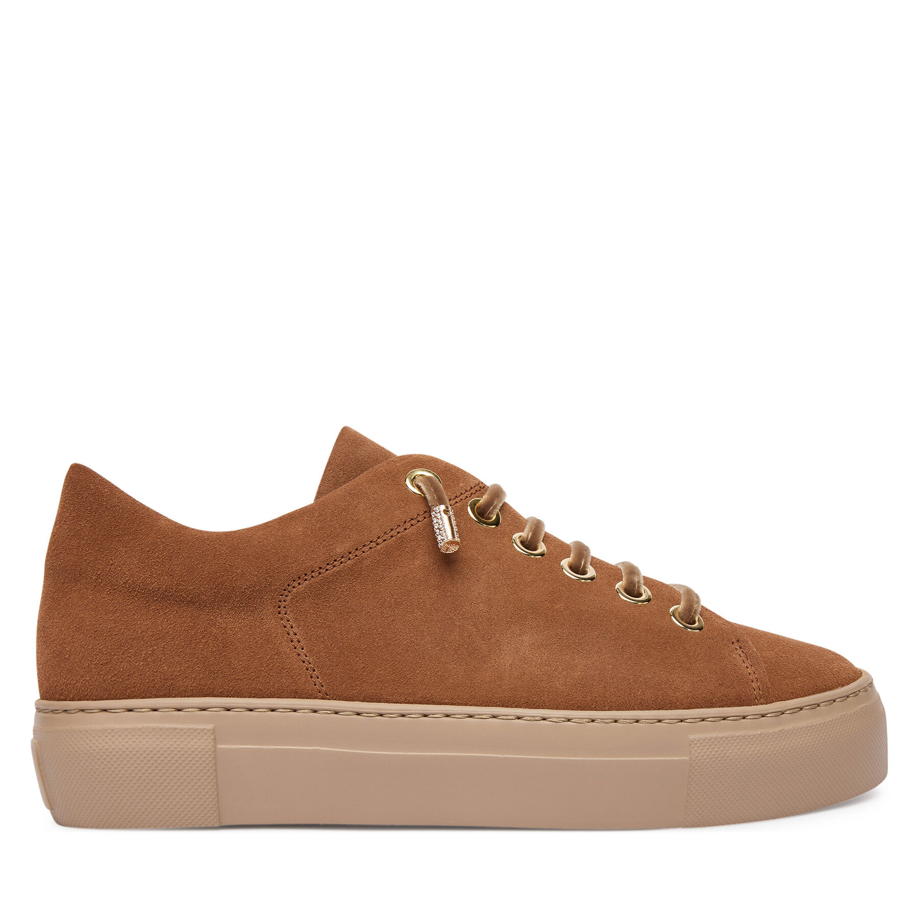 Sneakersy AGL Crystal New D925300FGKV153G594 Hnedá