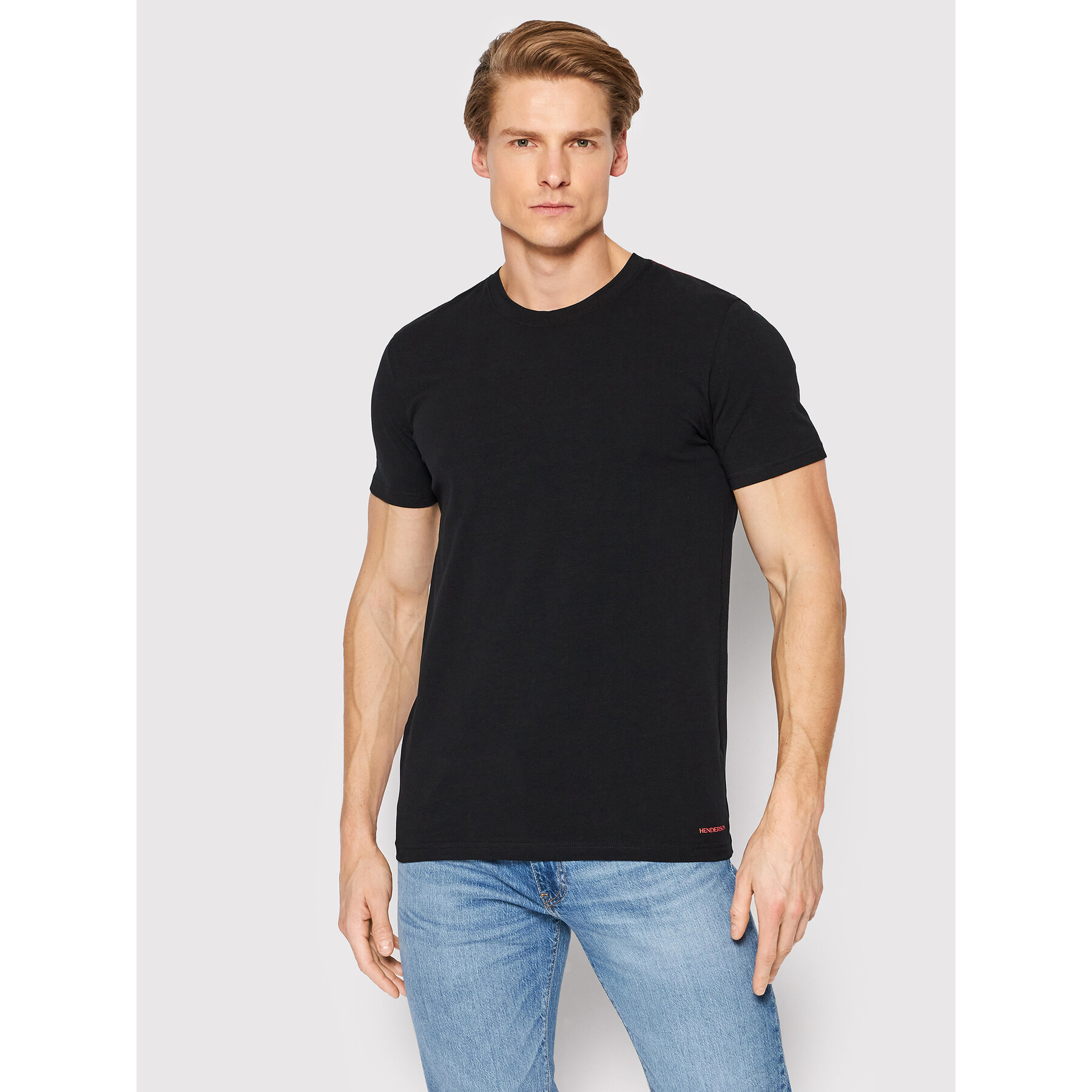 Henderson Henderson T-Shirt Bosco 18731 Μαύρο Regular Fit