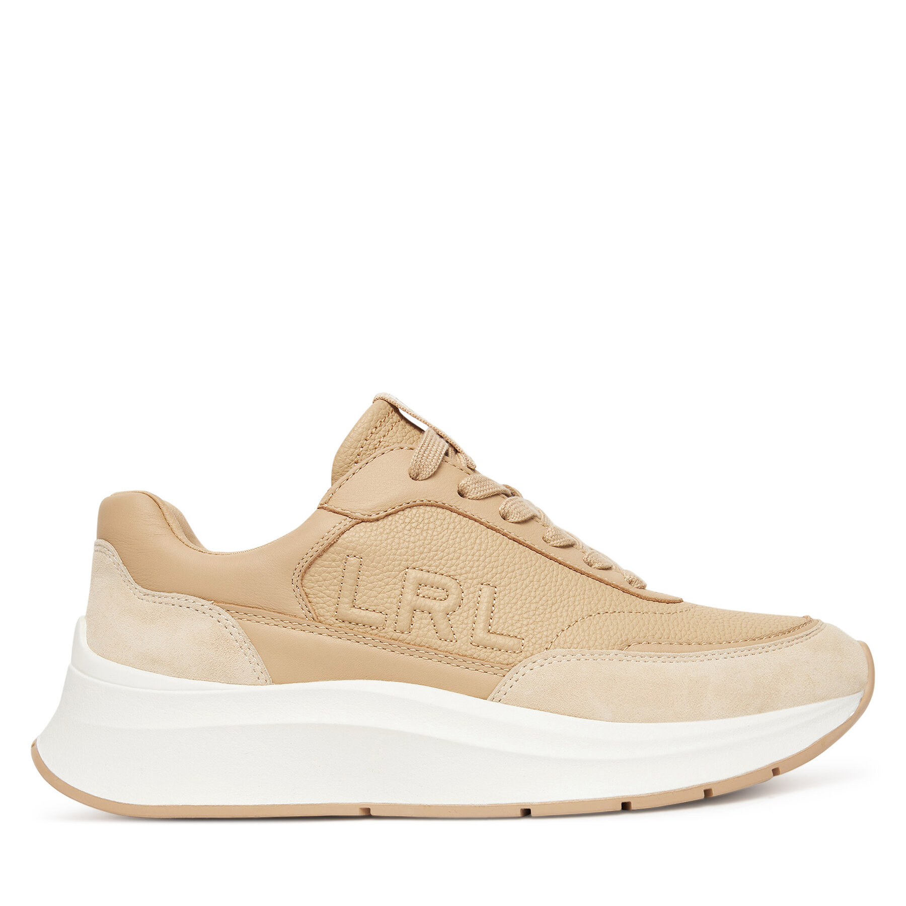 Sneakersy LAUREN RALPH LAUREN 802974376001 Béžová