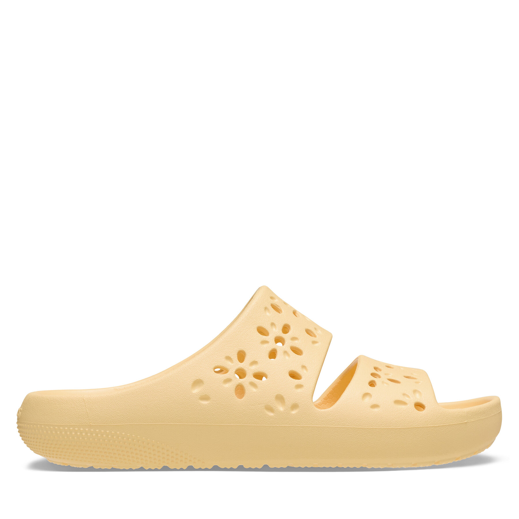 Papucs Crocs Classic Floral Cutout Sandal 210966 Narancssárga