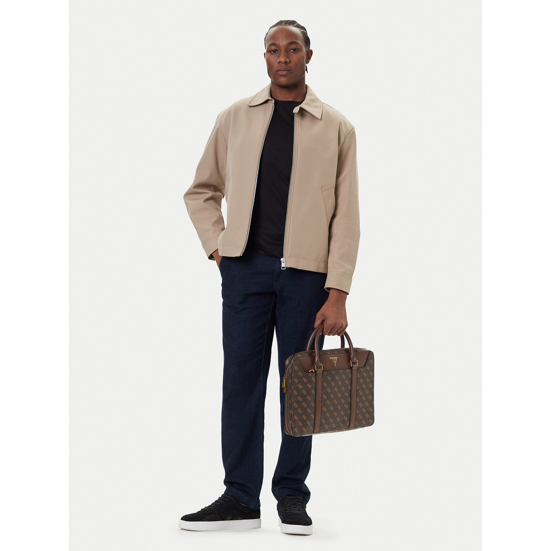 Чанта за лаптоп Guess Vezzola Smart HMEVZL P3138 Кафяв