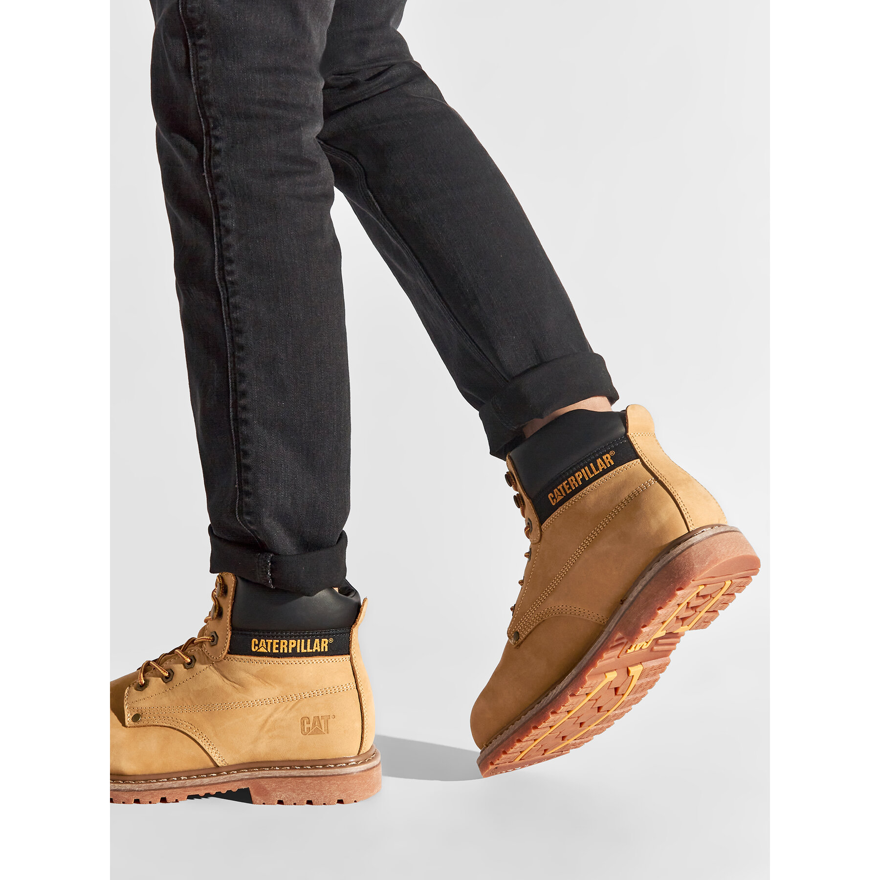 Outdoorová obuv CAT Footwear Powerplant S3 Hro P724626 Žltá