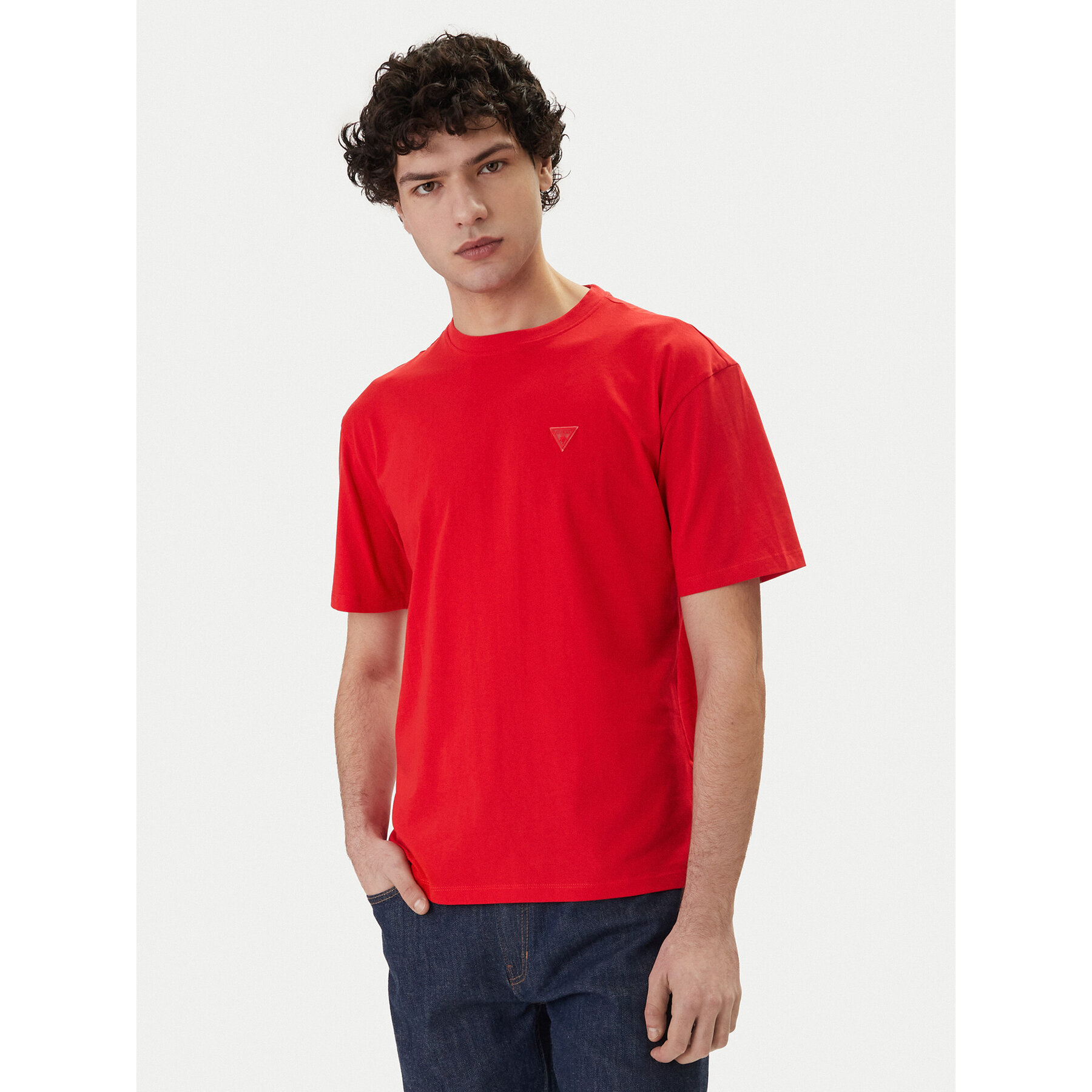 Guess T-shirt F6GI11 K8HM4 Crvena Regular Fit