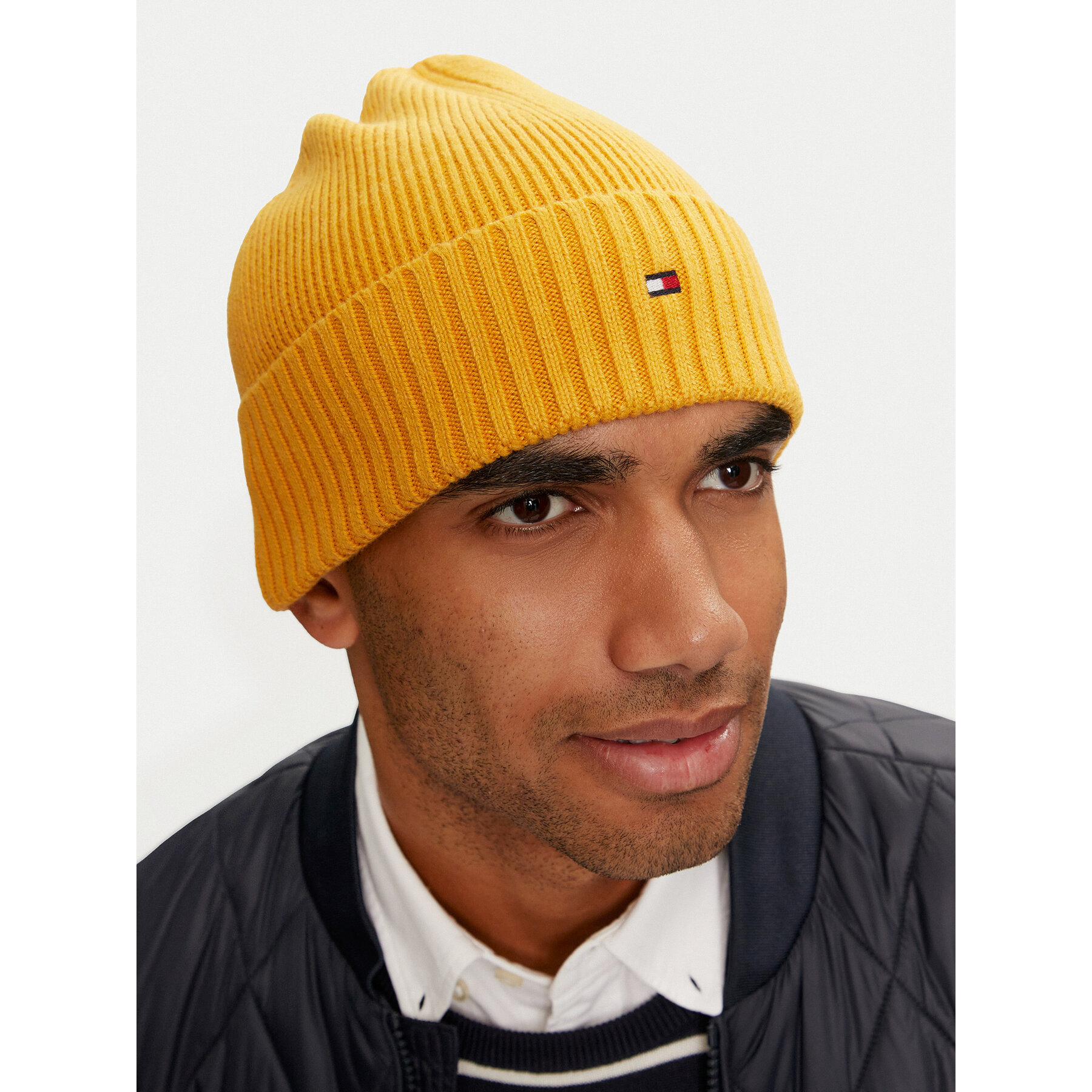 Męska Czapka Tommy Hilfiger Żółty Flag AM0AM12796