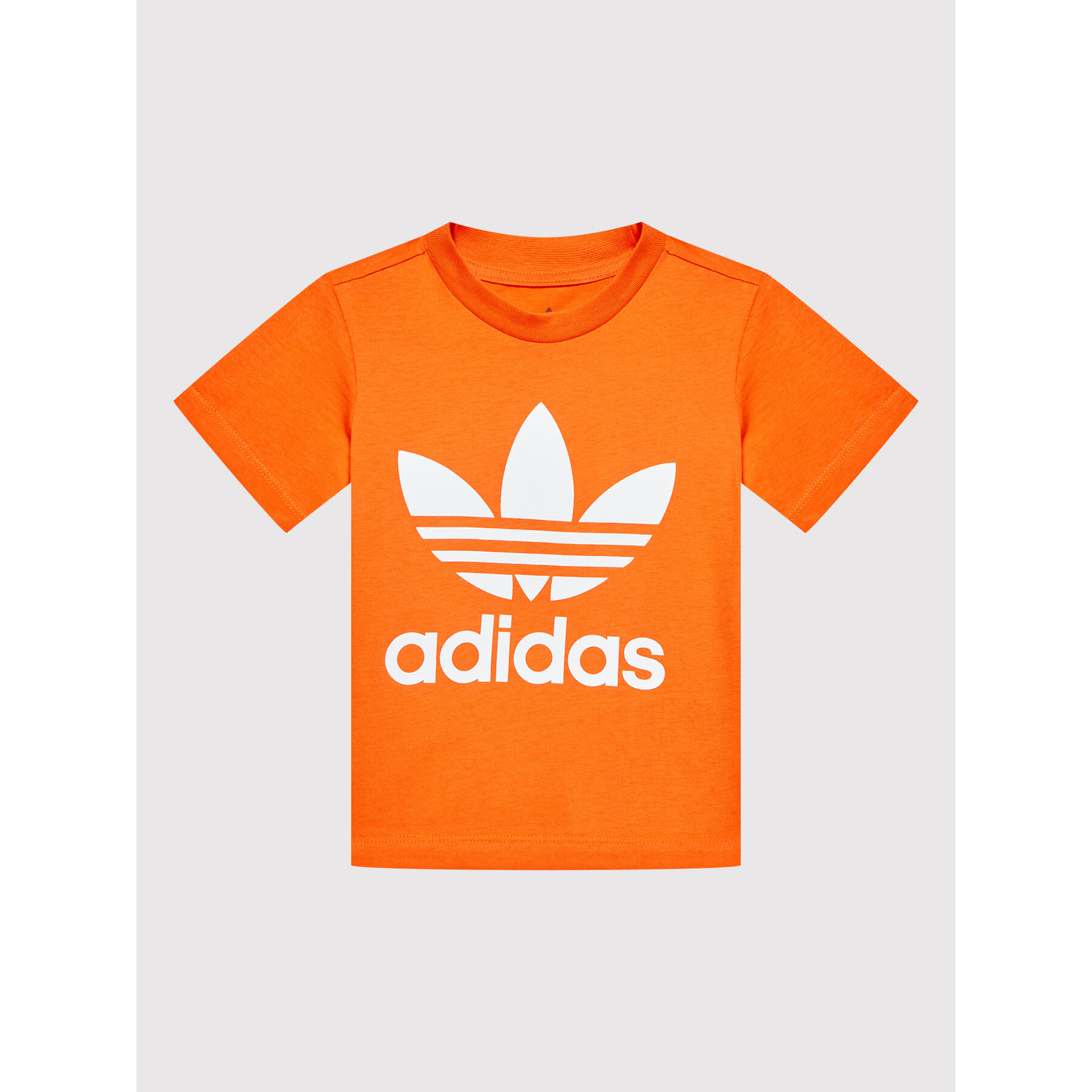 adidas Póló Trefoil HK7514 Narancssárga Regular Fit