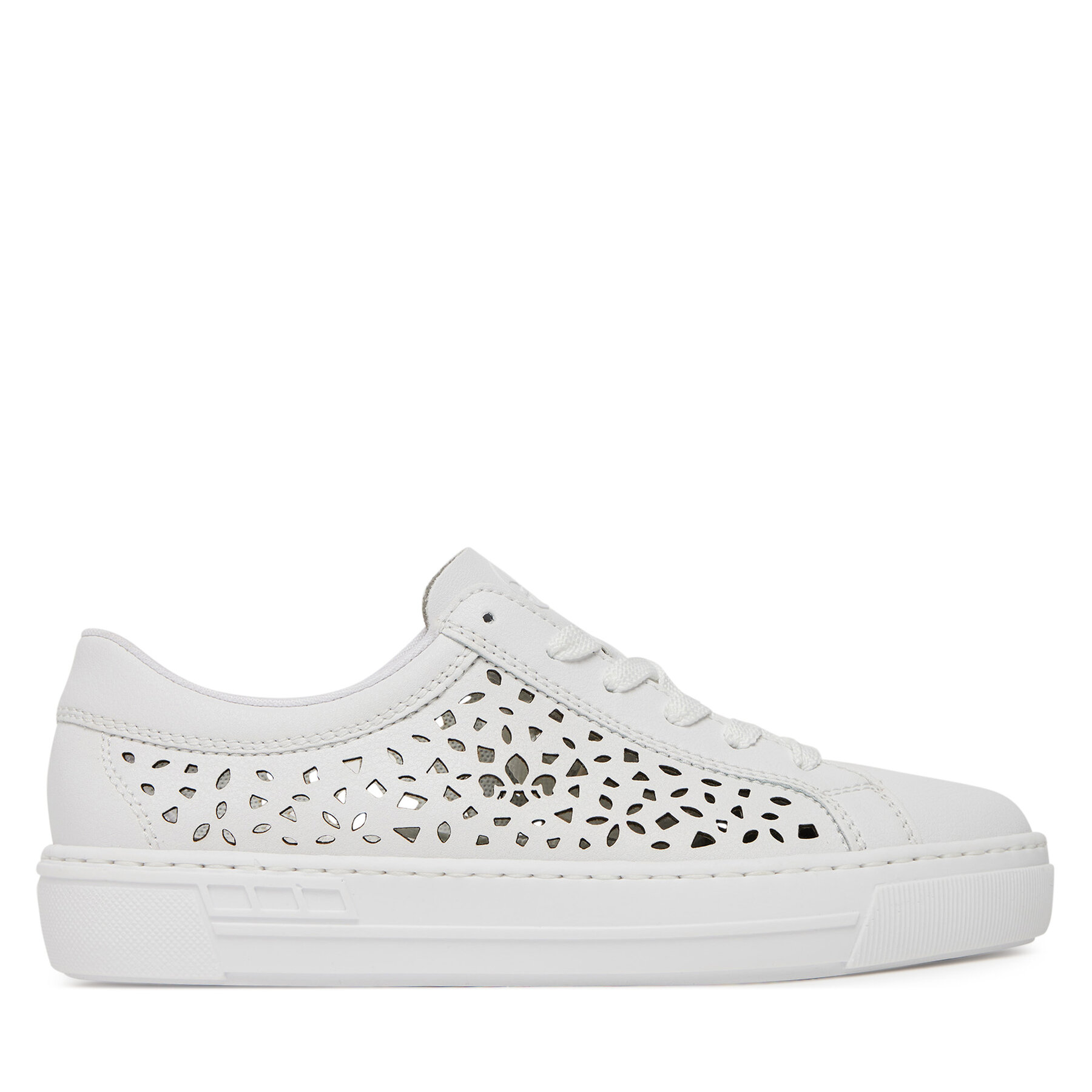 Sneakersy Rieker L8831-80 Biela