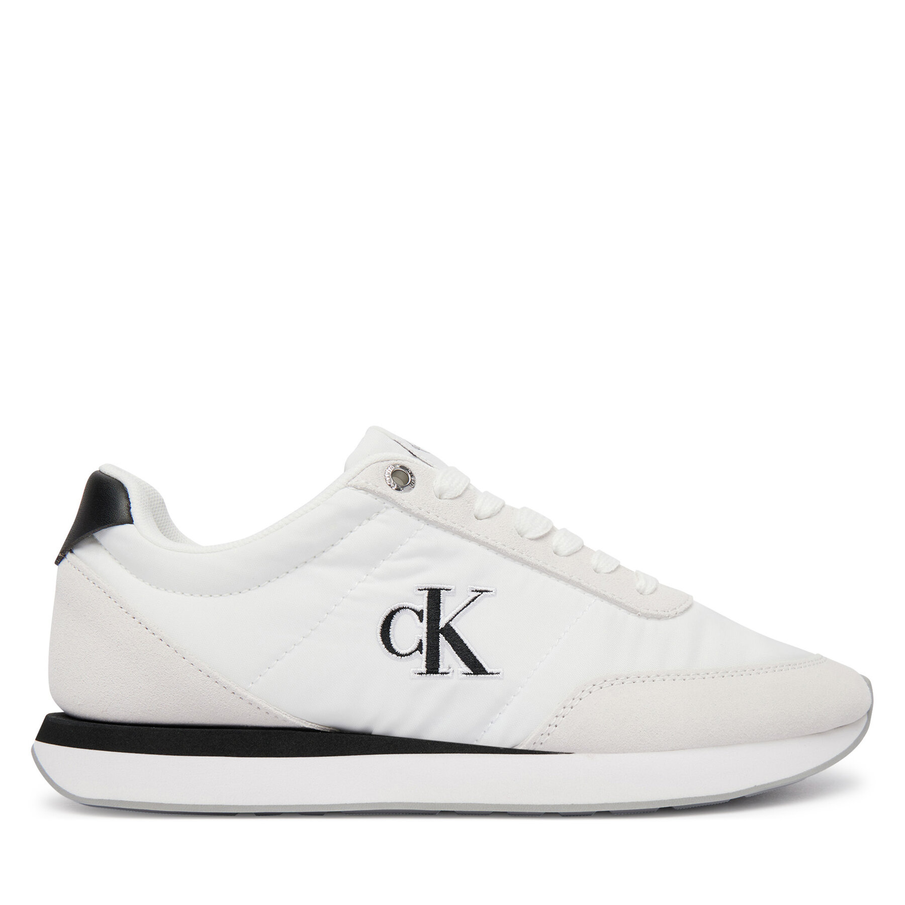 Tenisice Calvin Klein Retro Runner Ess Mix Mat Wmn YW0YW01990 Bijela