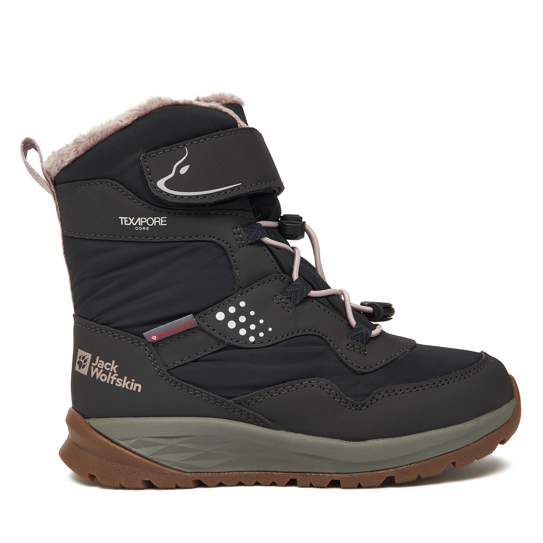 Μπότες Χιονιού Jack Wolfskin Polar Bear-g Texapore High Vc K Μαύρο