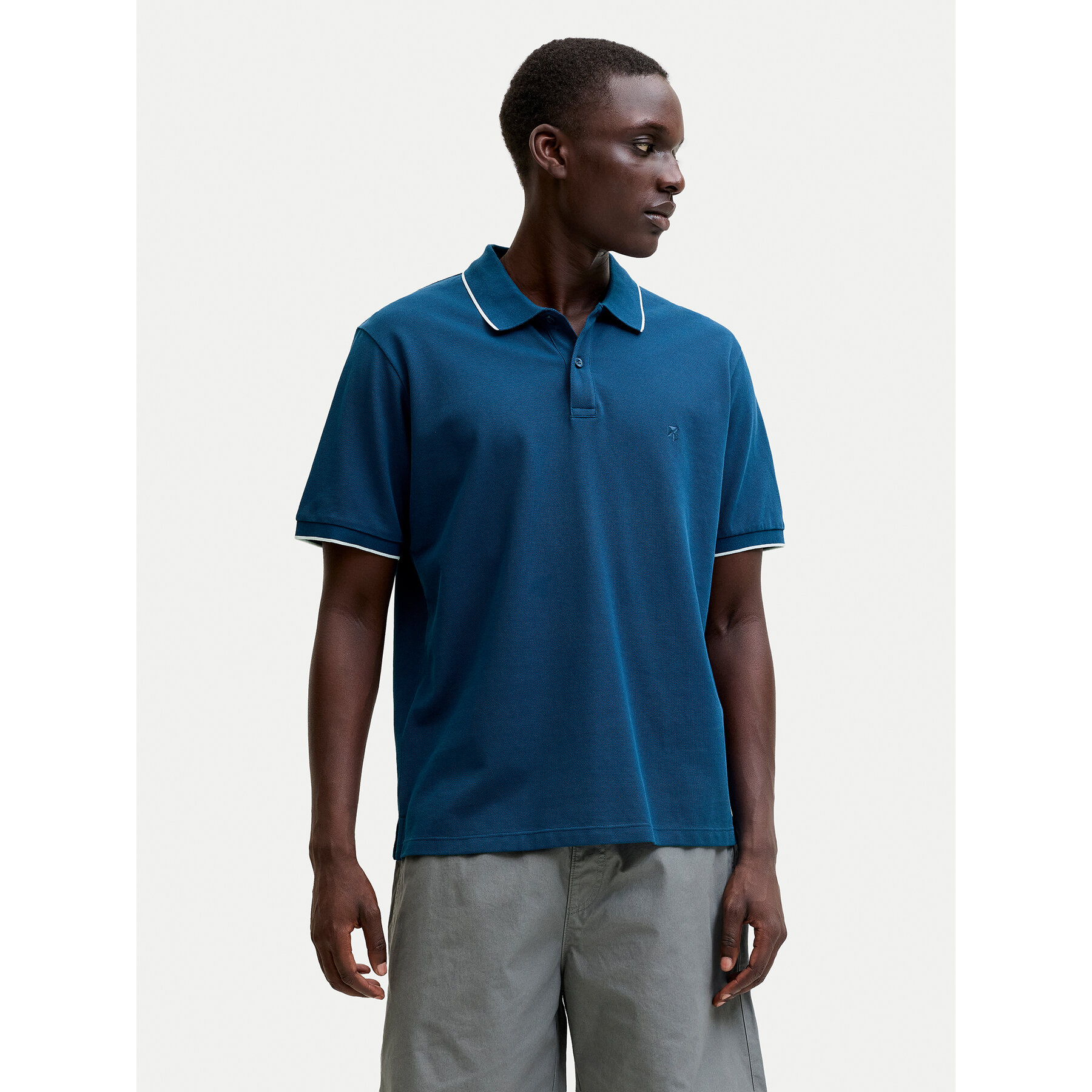 Jack & Jones Poloshirt Blaweston 12297755 Dunkelblau Regular Fit